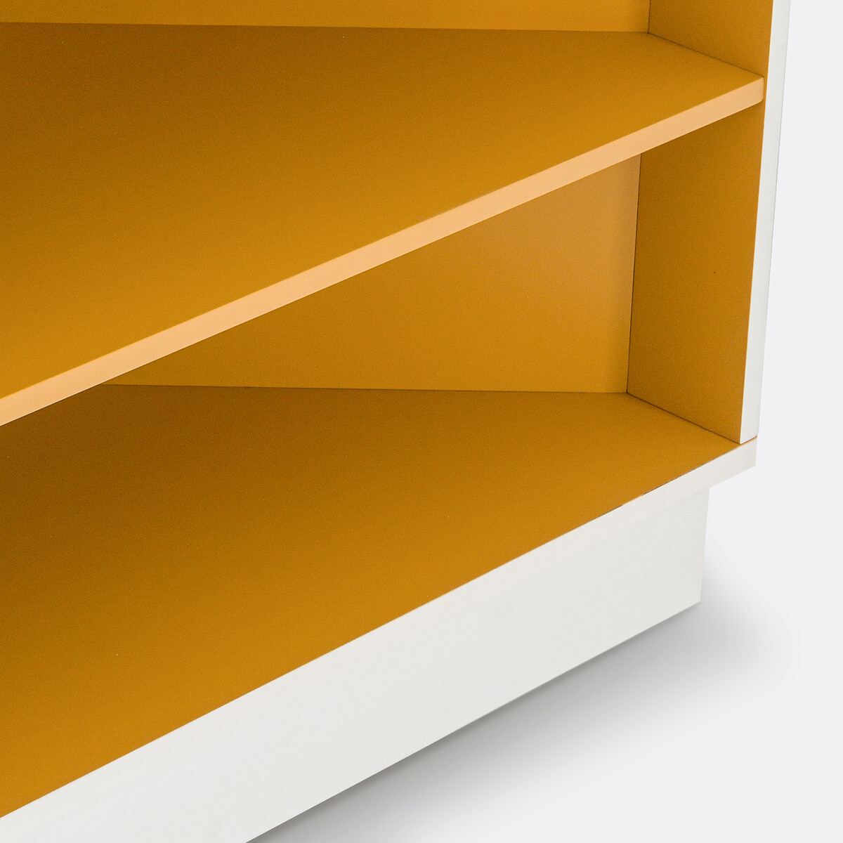 Frio Corner TV Unit white/yellow, LA REDOUTE INTERIEURS