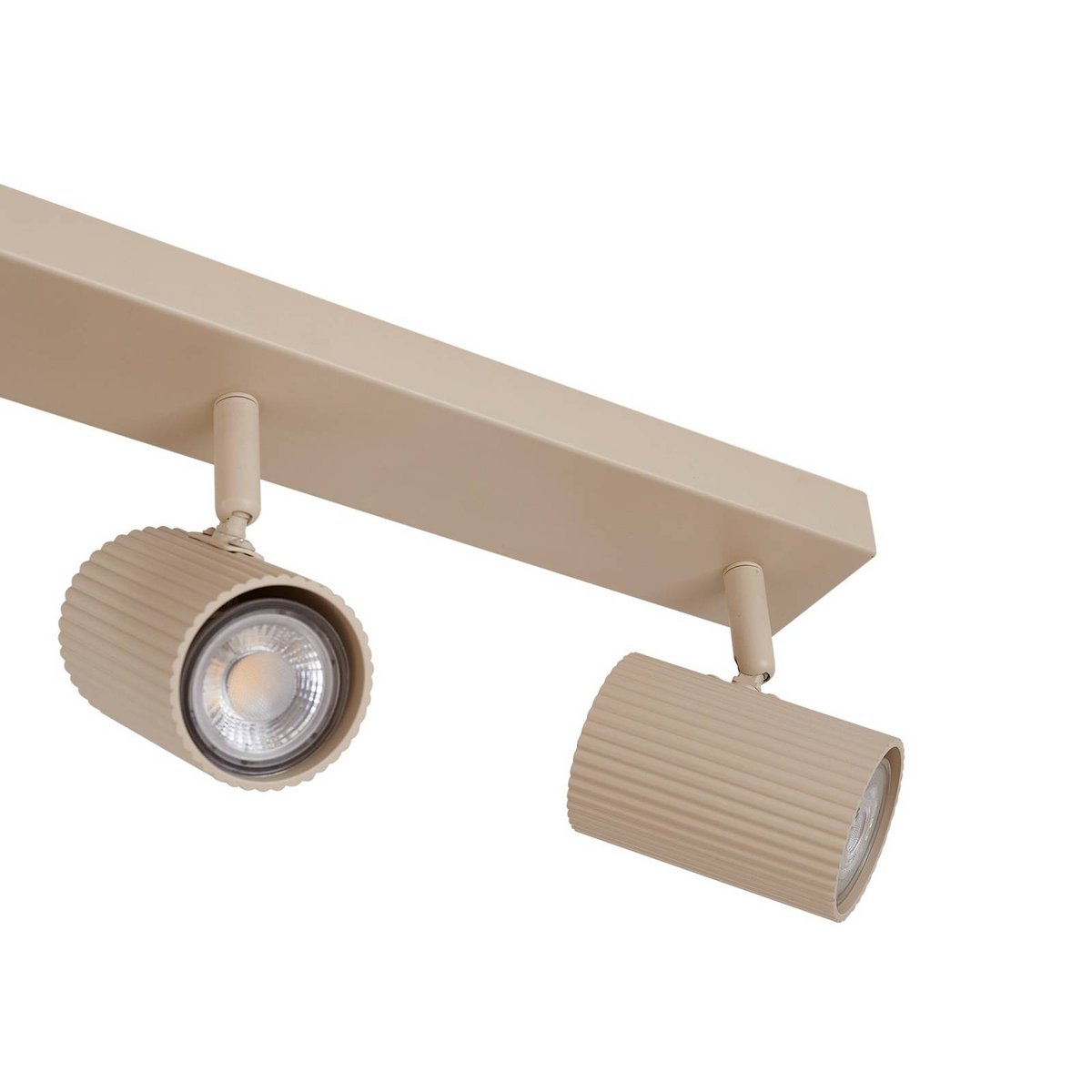 Spot en aluminium moderne, Kardis beige, LINDBY