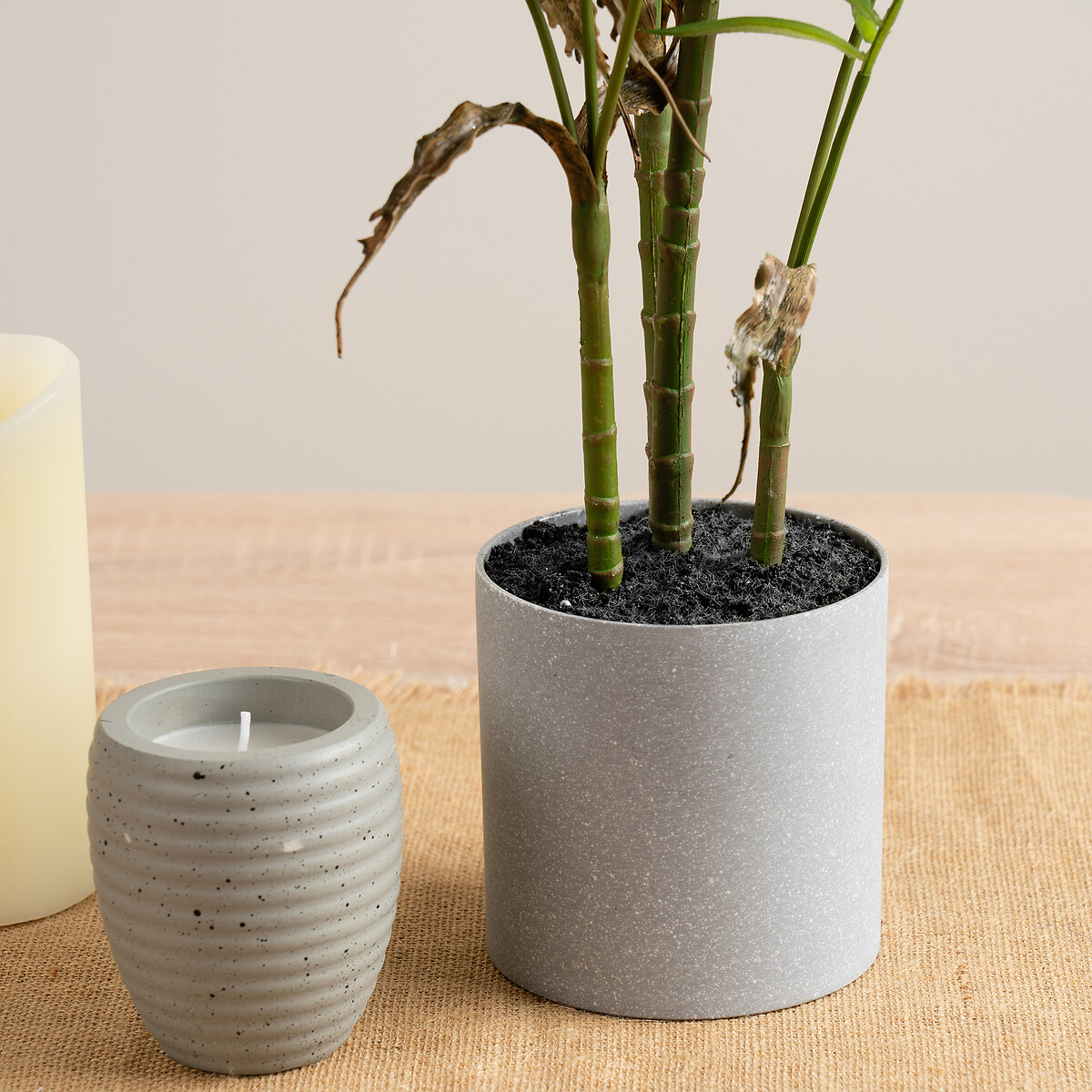 66cm Artificial Palm in Plastic Pot green, SO'HOME