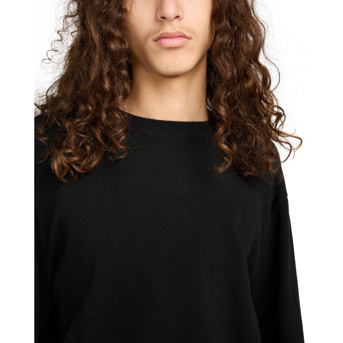Pull à col rond ICON EMBROIDERY SW noir off black, ELEMENT