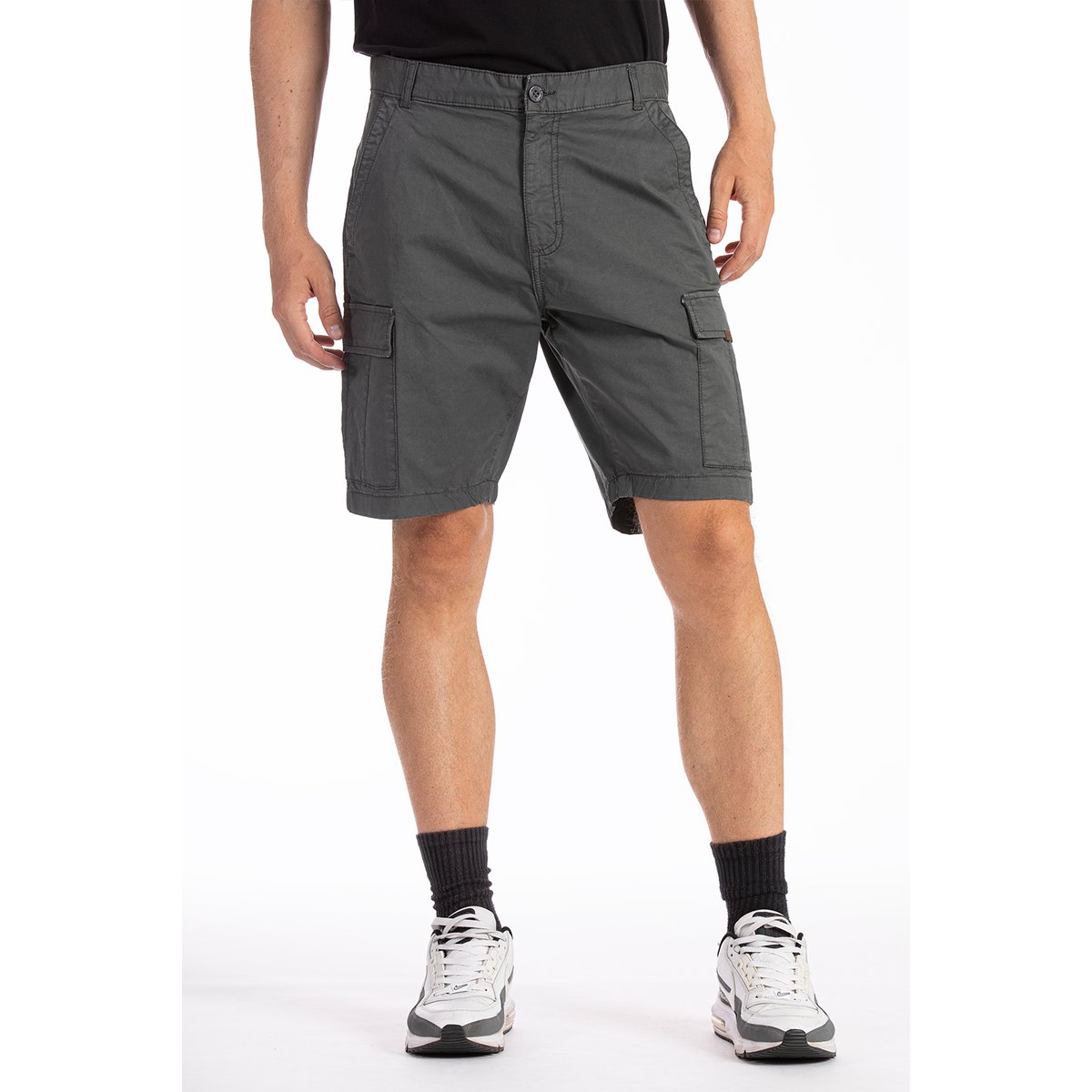 Bermuda coupe cargo stretch FRANKY gris, RICA LEWIS