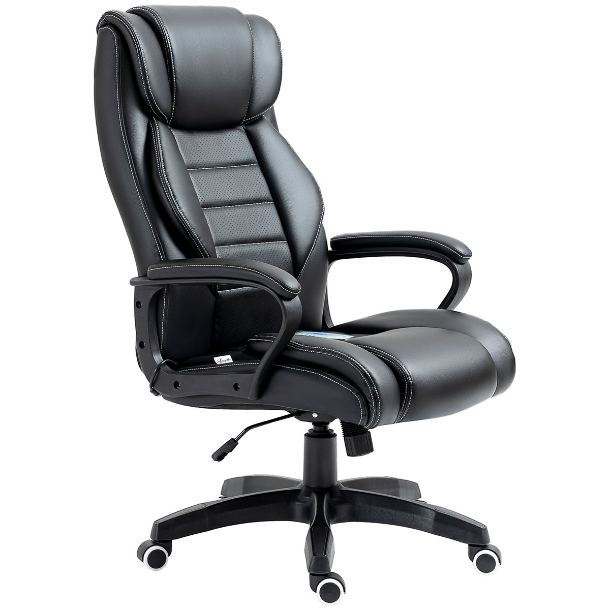 fauteuil de bureau avec fonction massage noir, HOMCOM