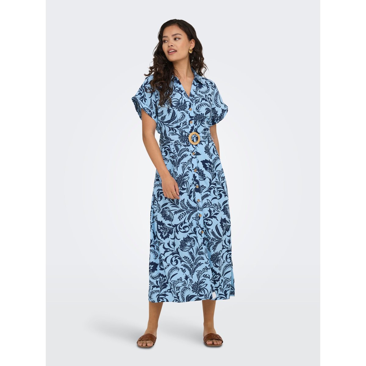 Robe Chemise cerulean, ONLY