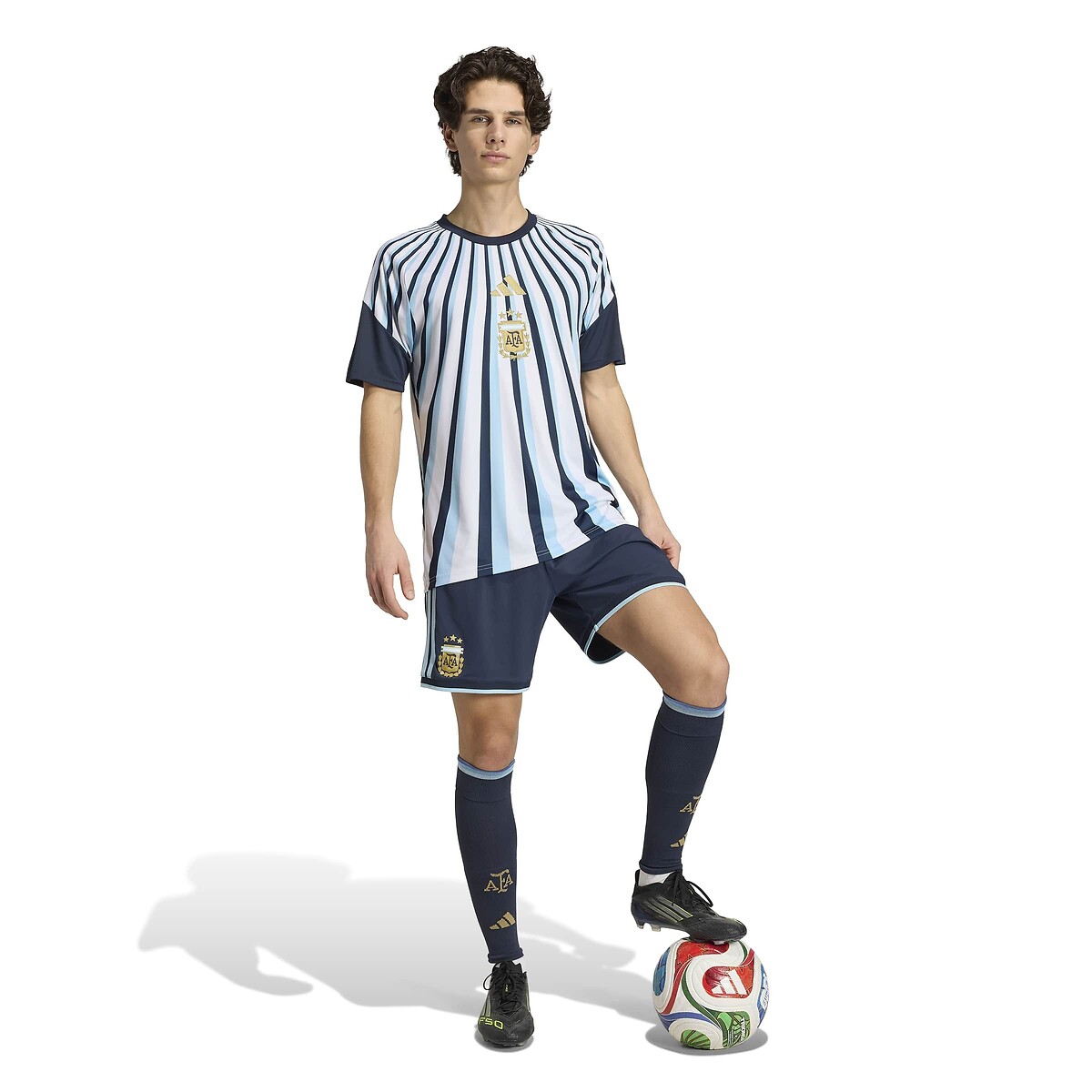 Preshirt Home Argentine, Coupe du monde 2026 blanc, adidas Performance