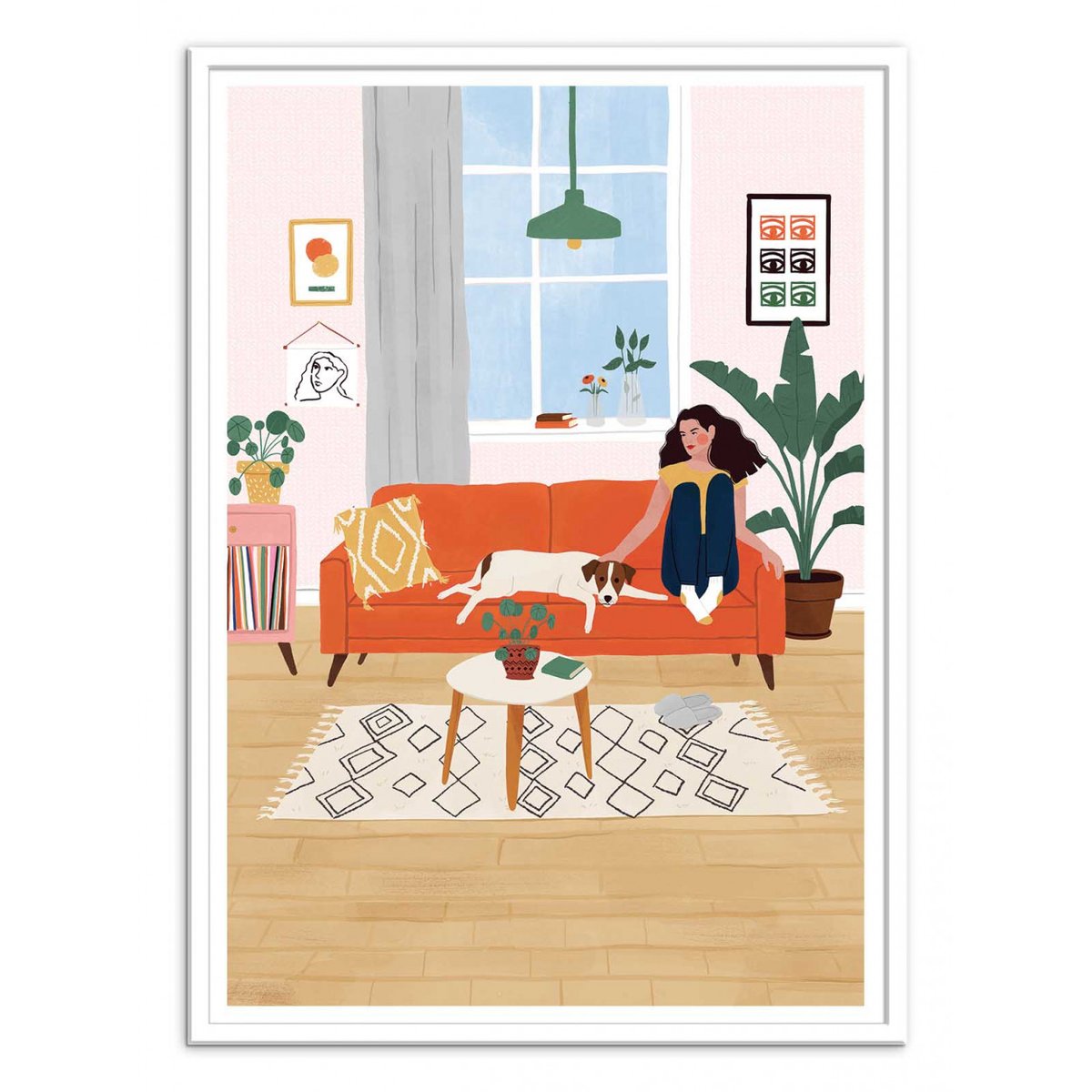 Affiche d'art - Couch Potato - Maja Tomljanovic affiche d'art, WALL EDITIONS