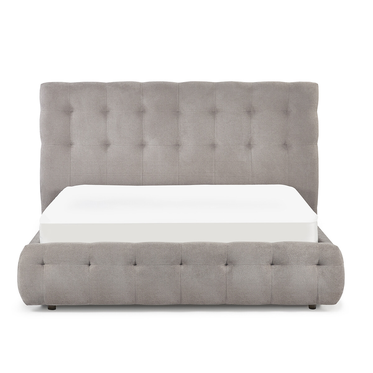 Celeste Buttoned Bed light taupe, SO'HOME