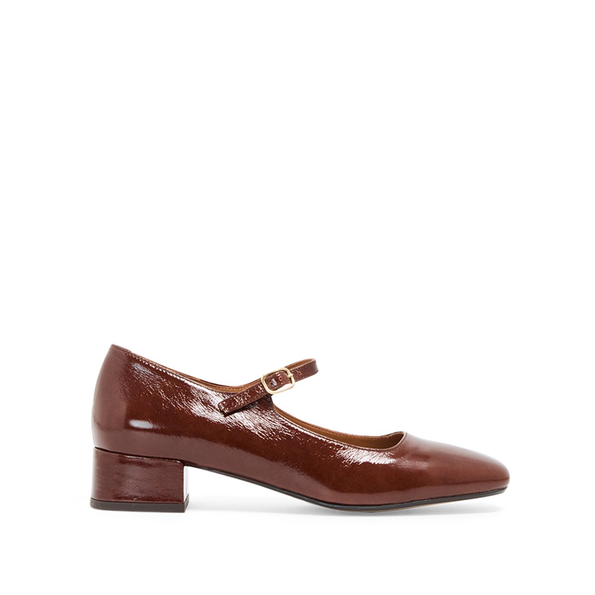 Ballerine en cuir BRENDA marron, MELLOW YELLOW
