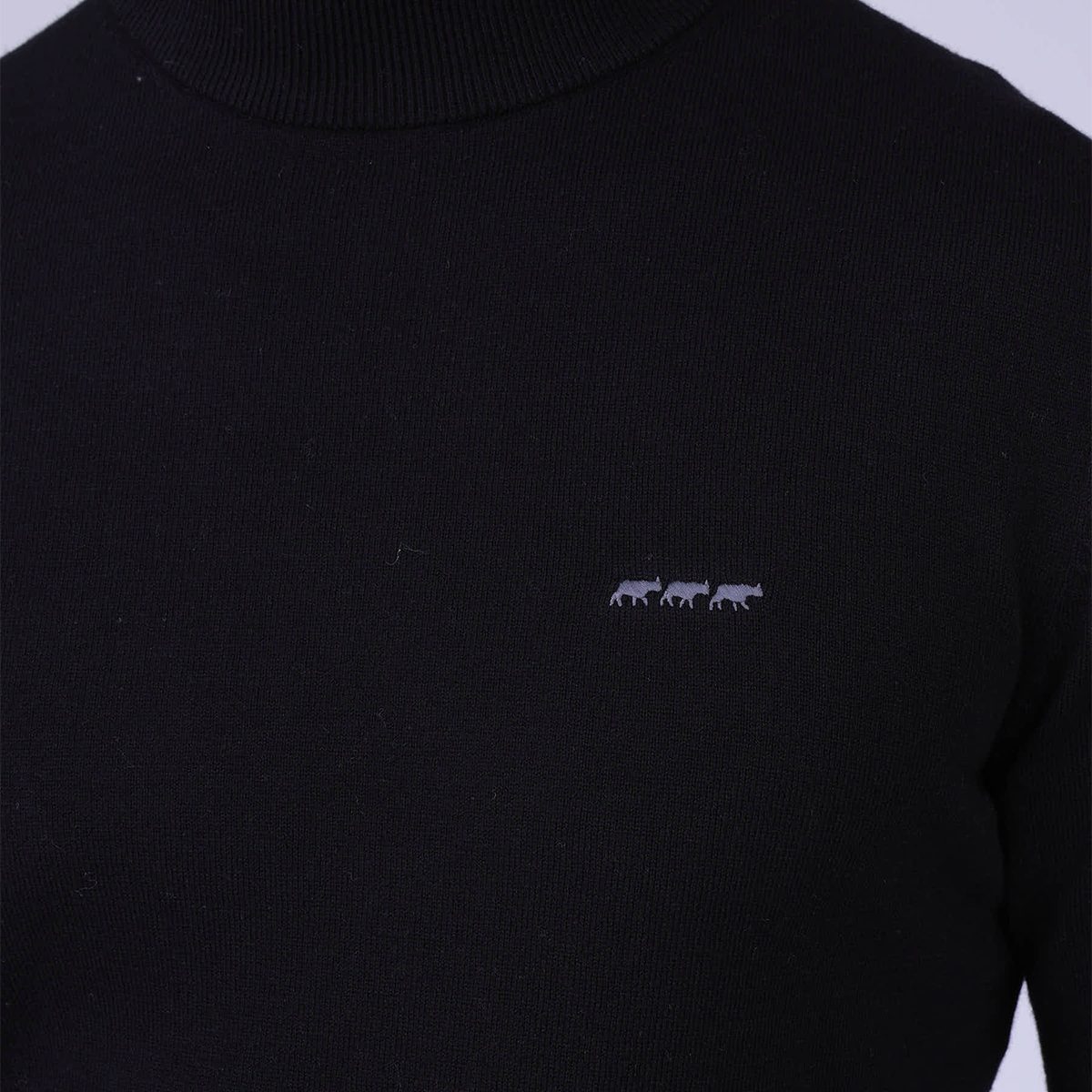 Pull col montant noir, MISE AU GREEN