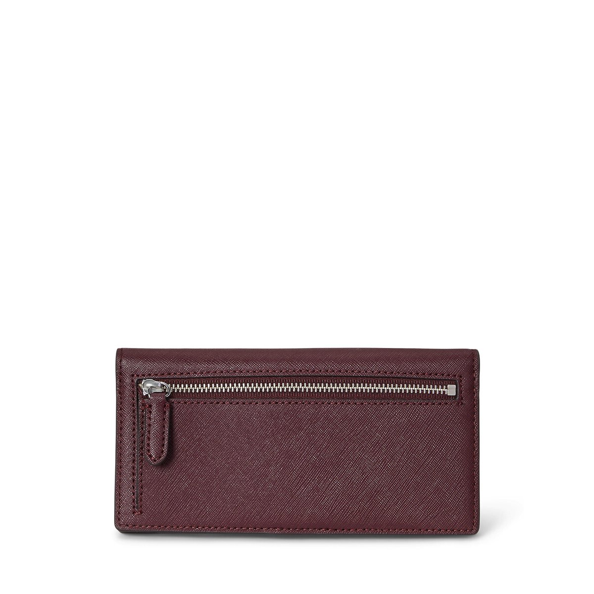 Portafoglio in pelle bordeaux , LAUREN RALPH LAUREN