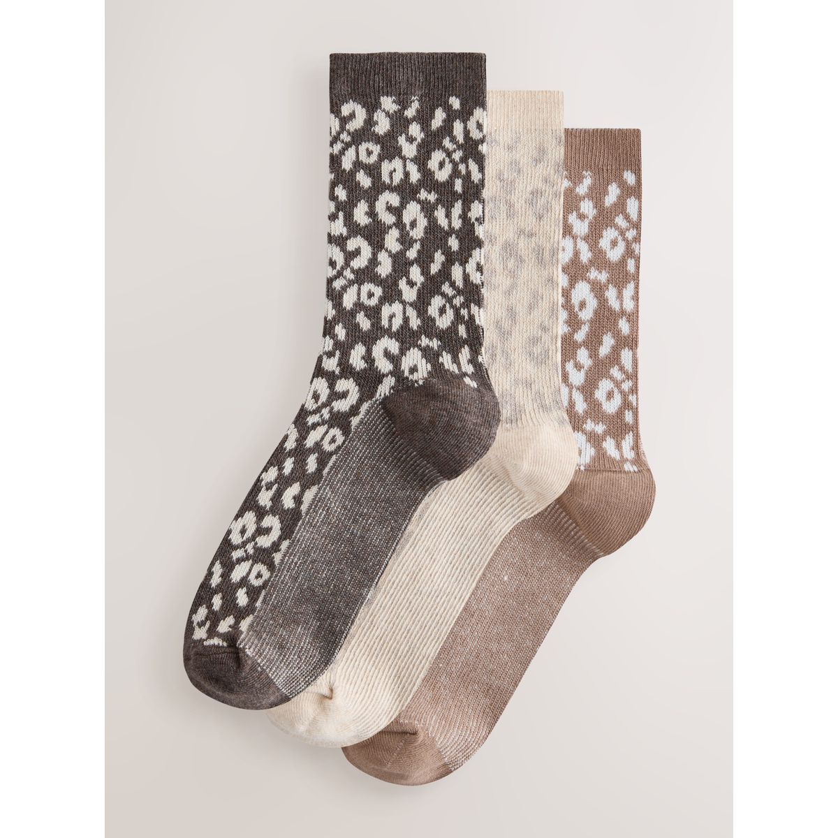 Socquettes chaudes, 3 paires animal neutre, NEXT