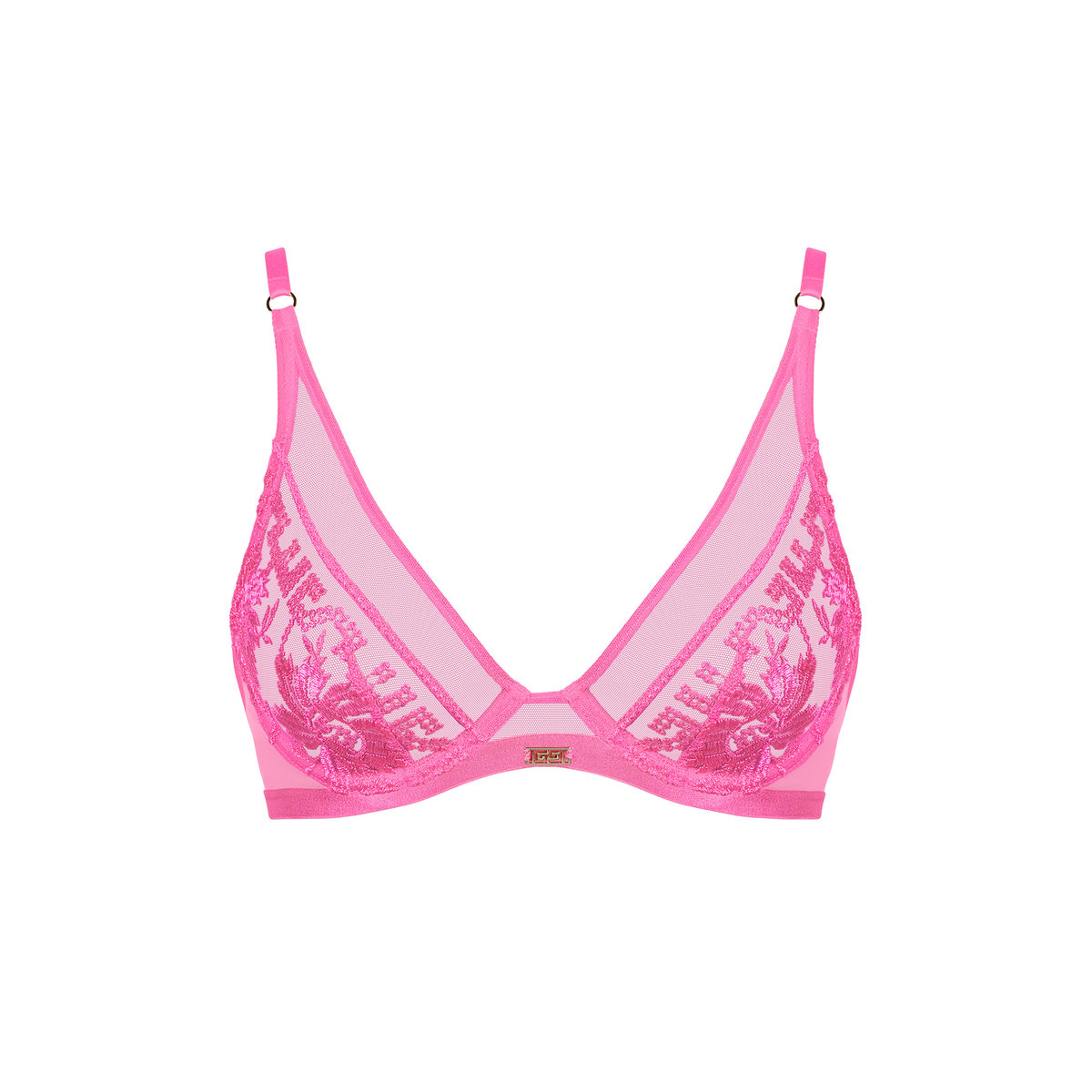 Soutien-gorge Triangle avec armatures Rules of attraction rose, AUBADE