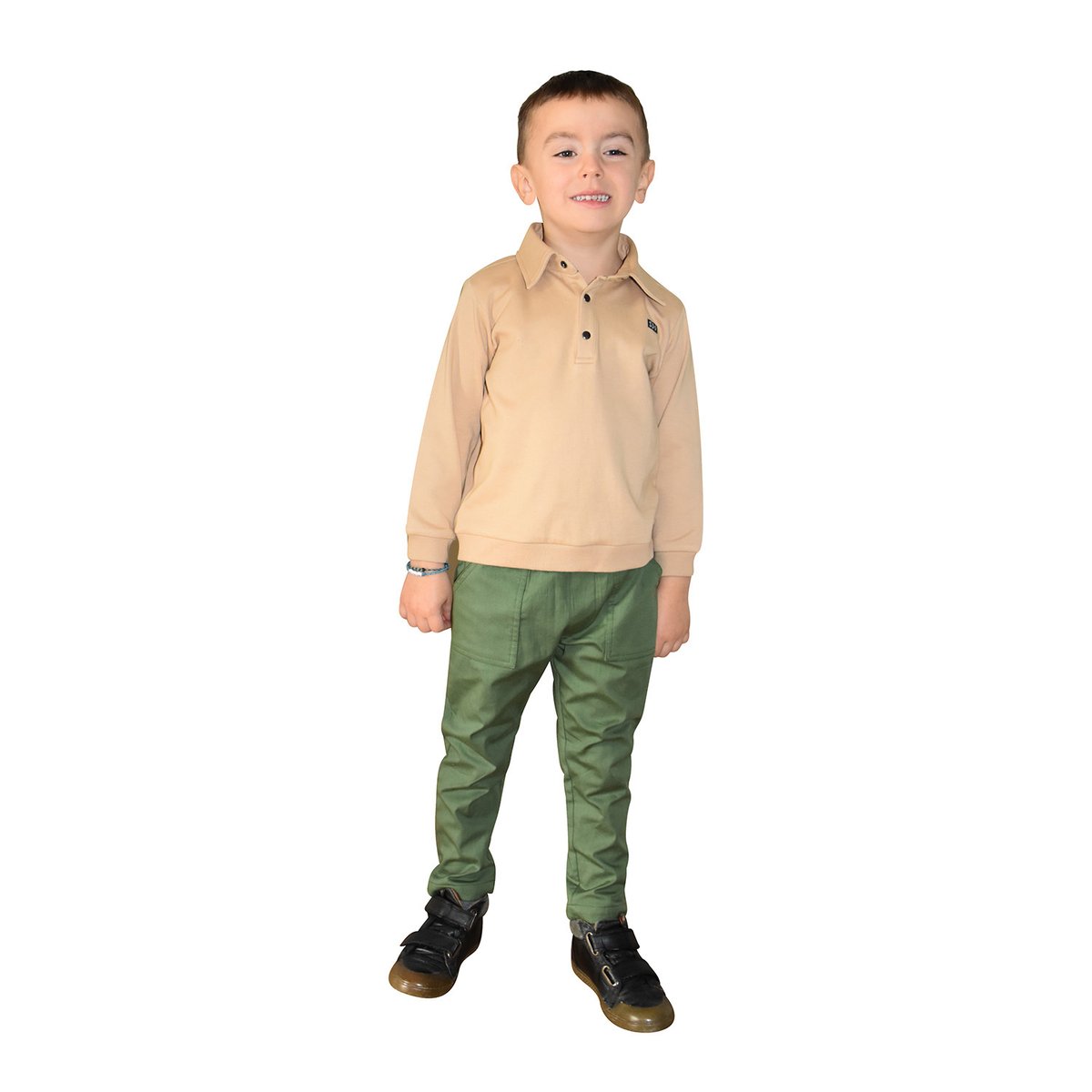 Pantalon sheriff twill vert, SUCRE D'ORGE