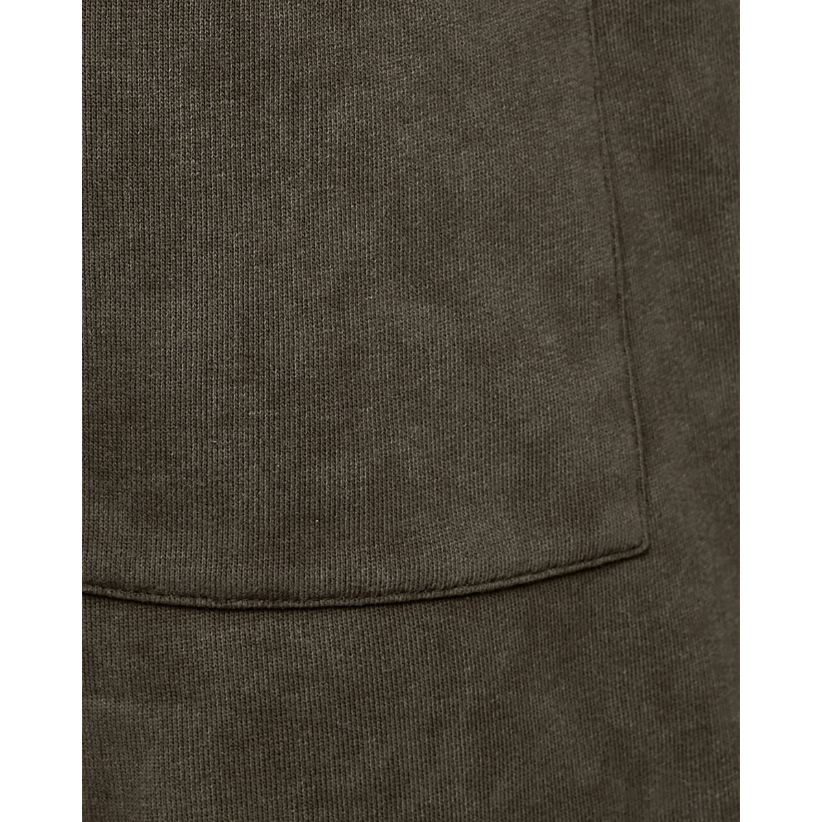 Short en molleton en coton délavé épais noir doux, LYLE & SCOTT