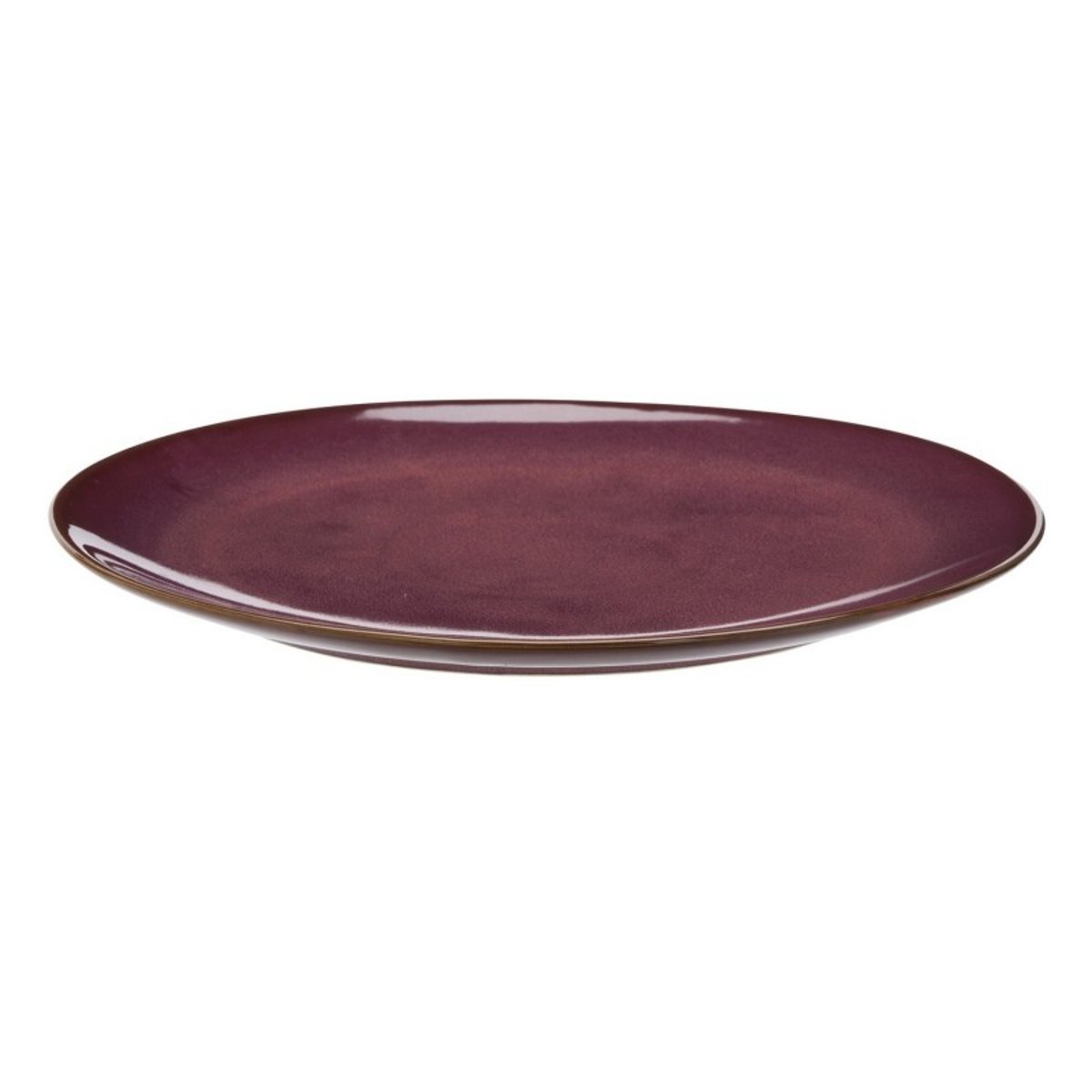 Assiette plate artisanale grès rose, MADAM STOLTZ