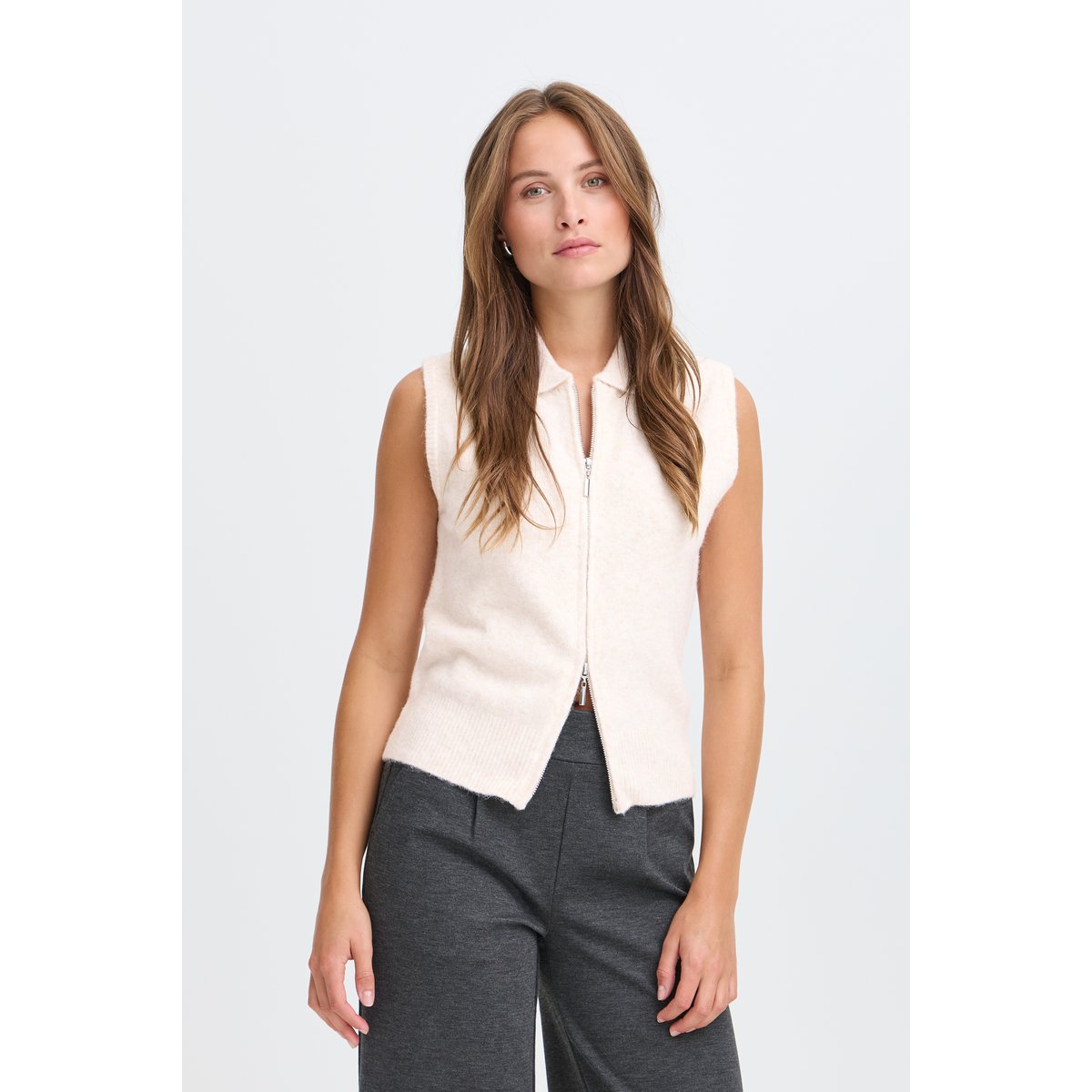 Sans manches blanc birch melange, B.YOUNG
