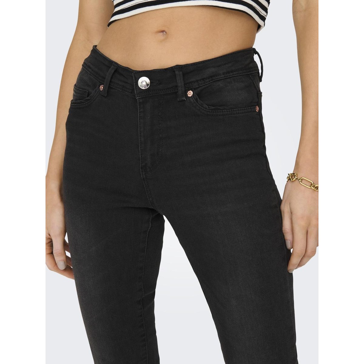 Jean Skinny washed black, ONLY