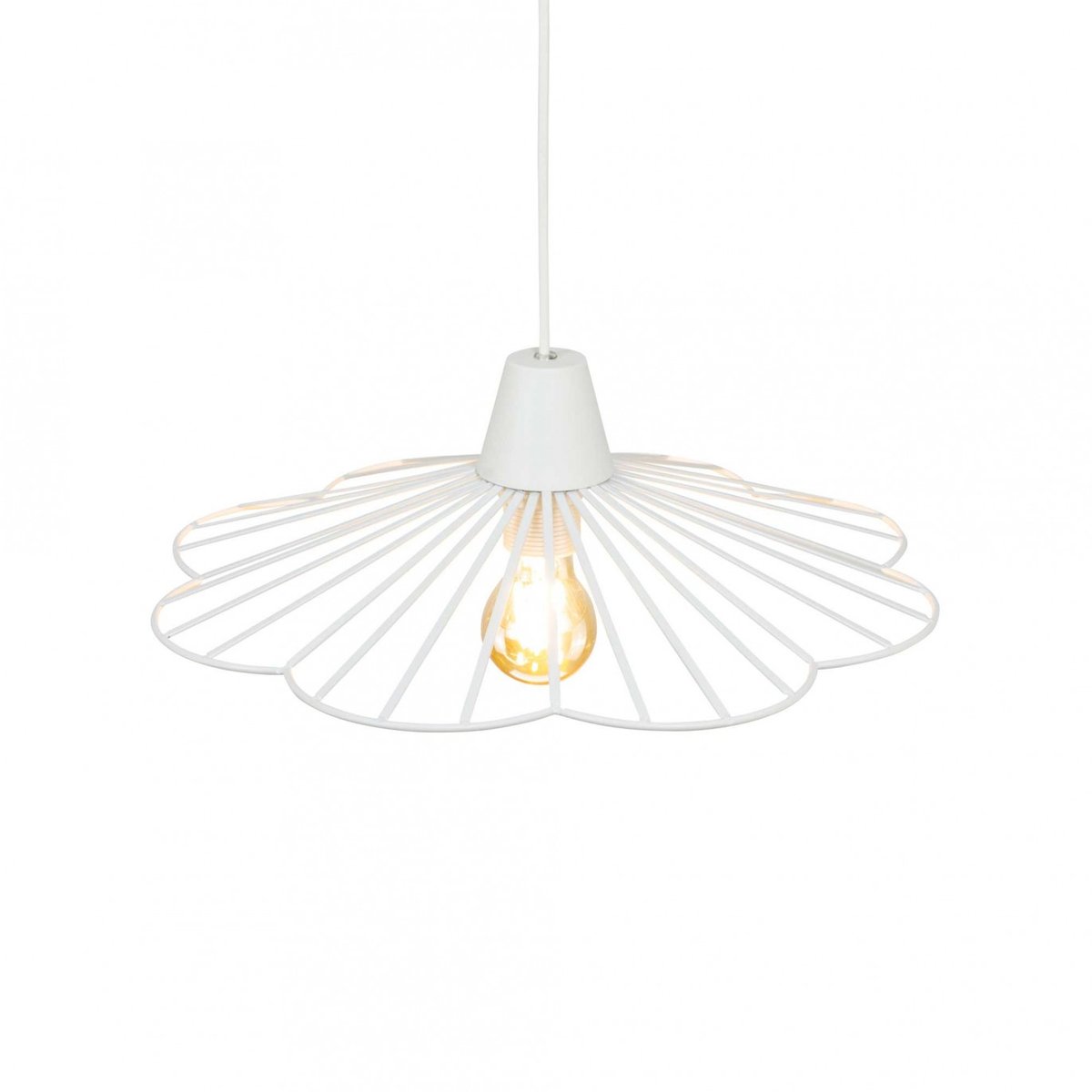 Suspension en métal petit modèle, KANANGA blanc, C-CREATION