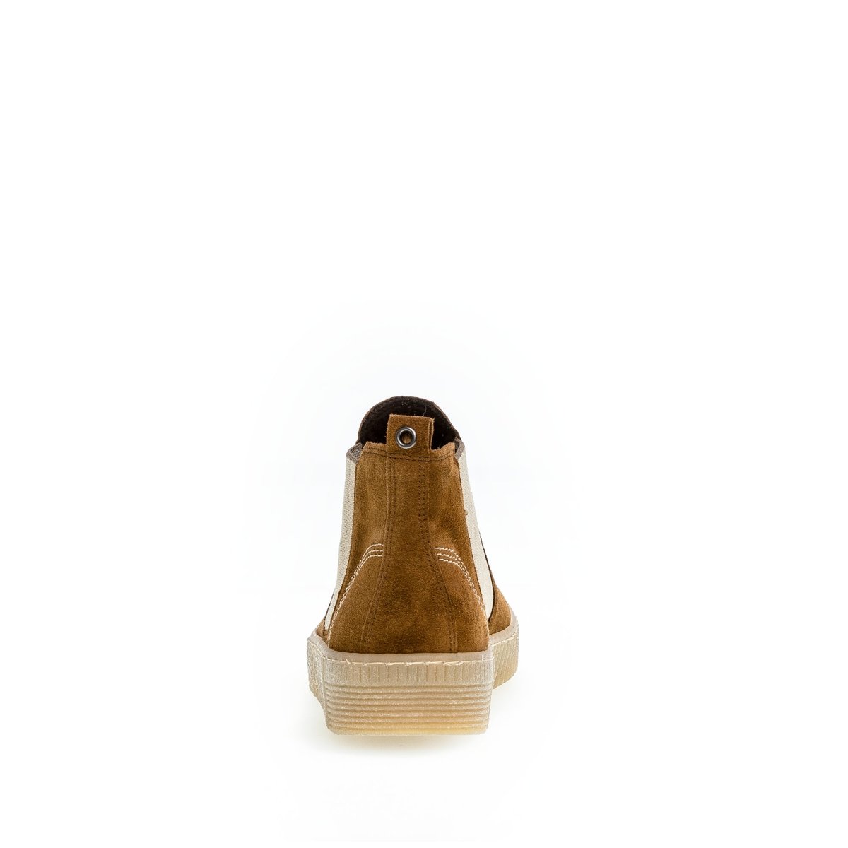 Bottines en daim à talon plat marron, GABOR