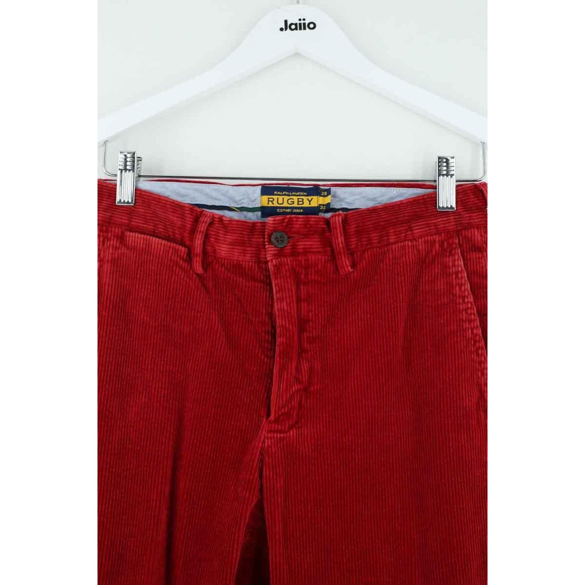 Pantalon droit - Très Bon État rouge, RALPH LAUREN