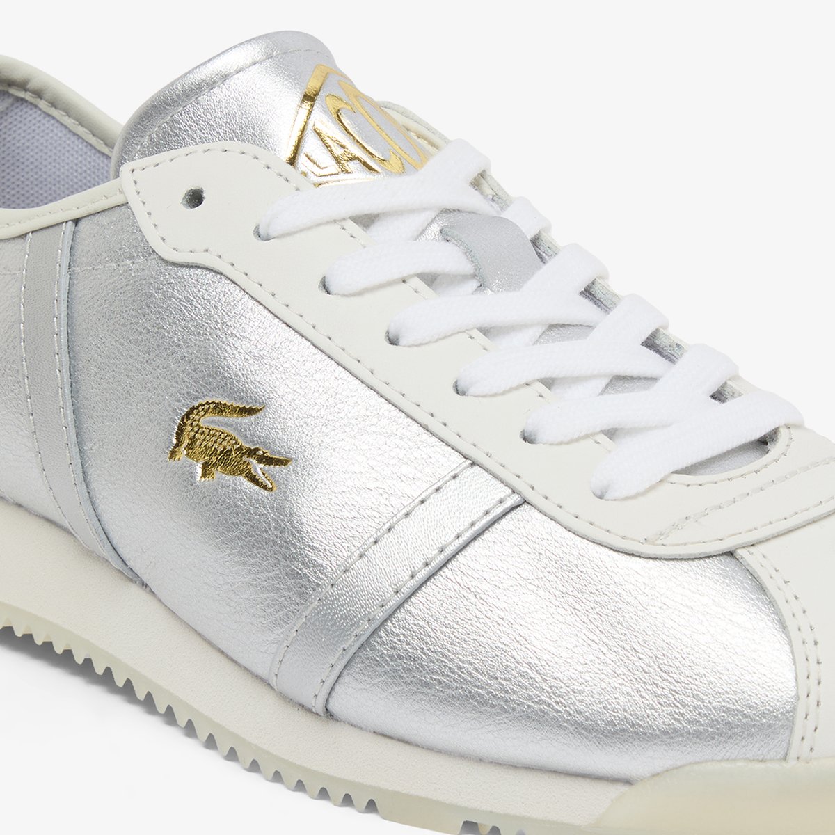 Sneakers Club-Low femme en cuir blanc-108, LACOSTE