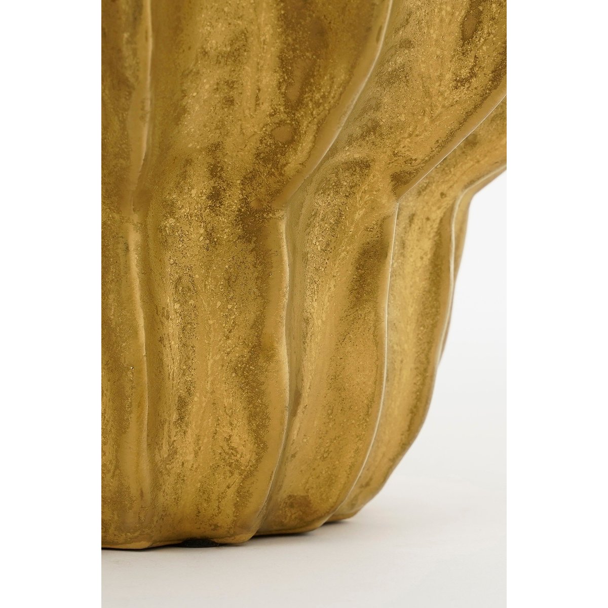 Vase texturé ALTEA or, MICA DECORATIONS