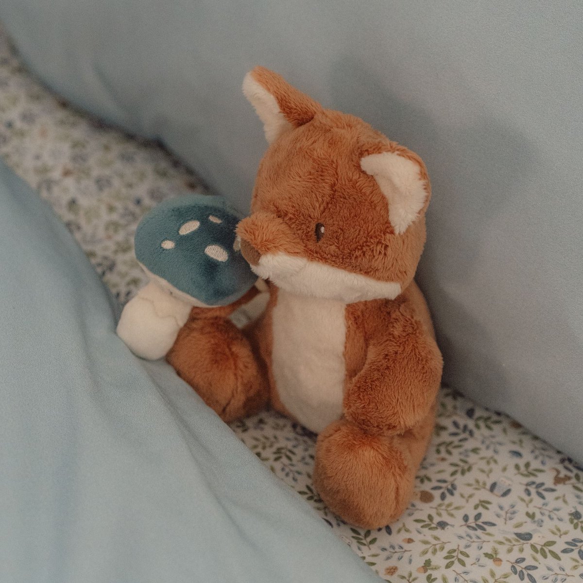 Peluche bleu, beige, marron, LITTLE DUTCH