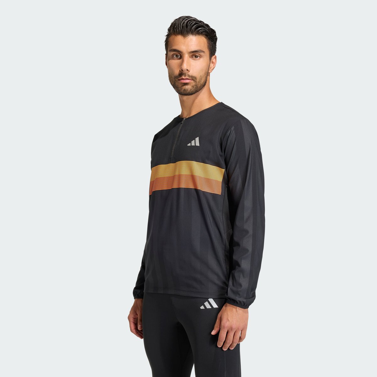 Sweat-Shirt De Running Ras-Du-Cou Adi365 Seasonal Hommes Sweat-Shirt De Running Ras-Du-Cou Adi365 Seasonal Hommes black, adidas Performance