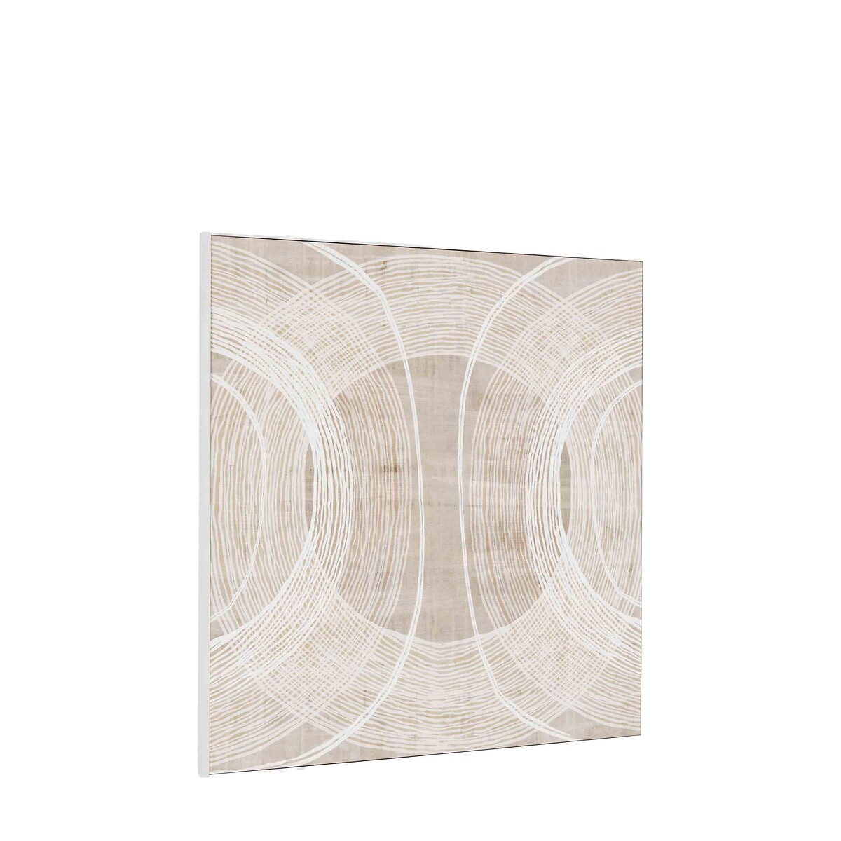 90cm In the Round Framed Canvas beige, ÉDITÉ