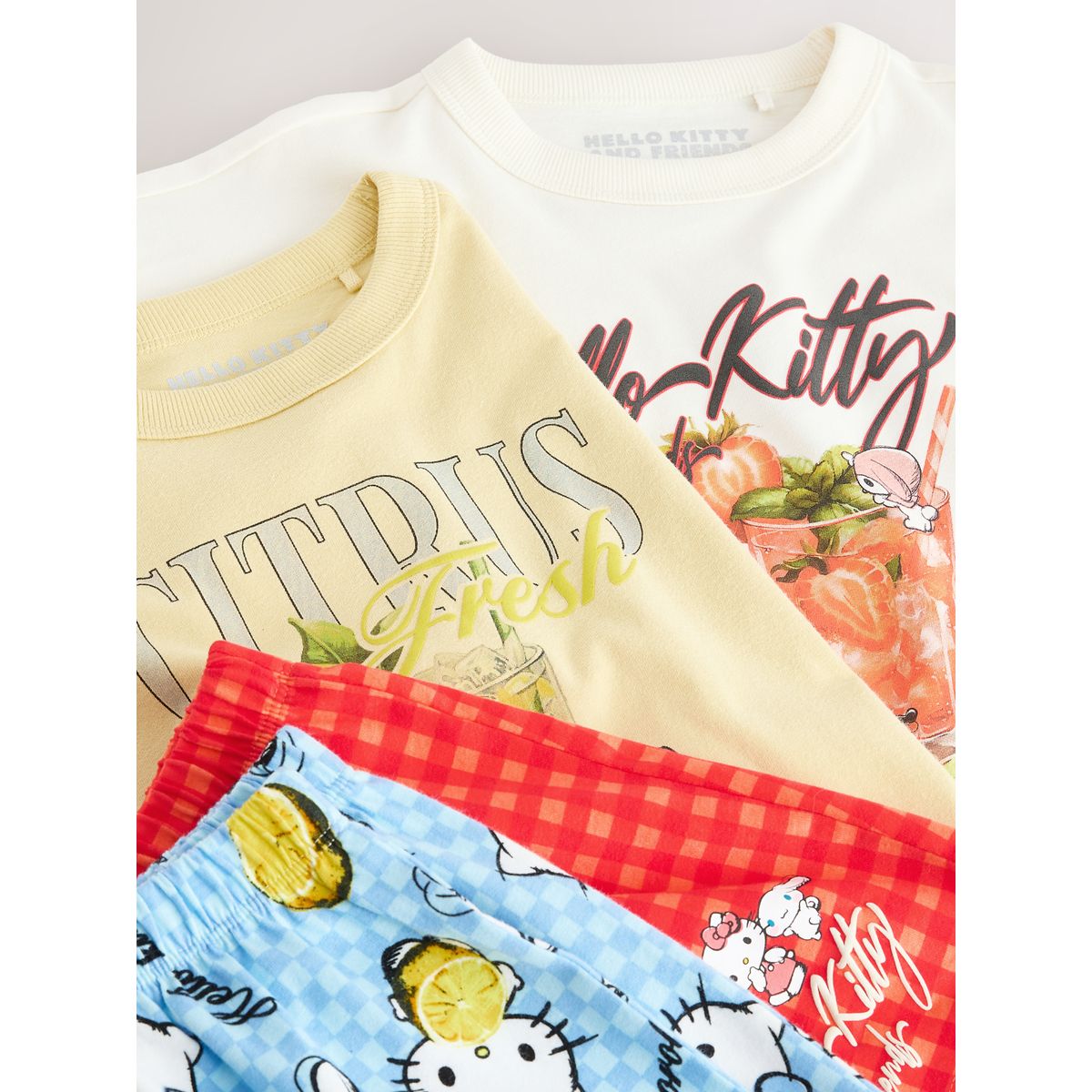 Pyjama short hello kitty rouge/bleu, lot de 2 rouge/bleu, NEXT