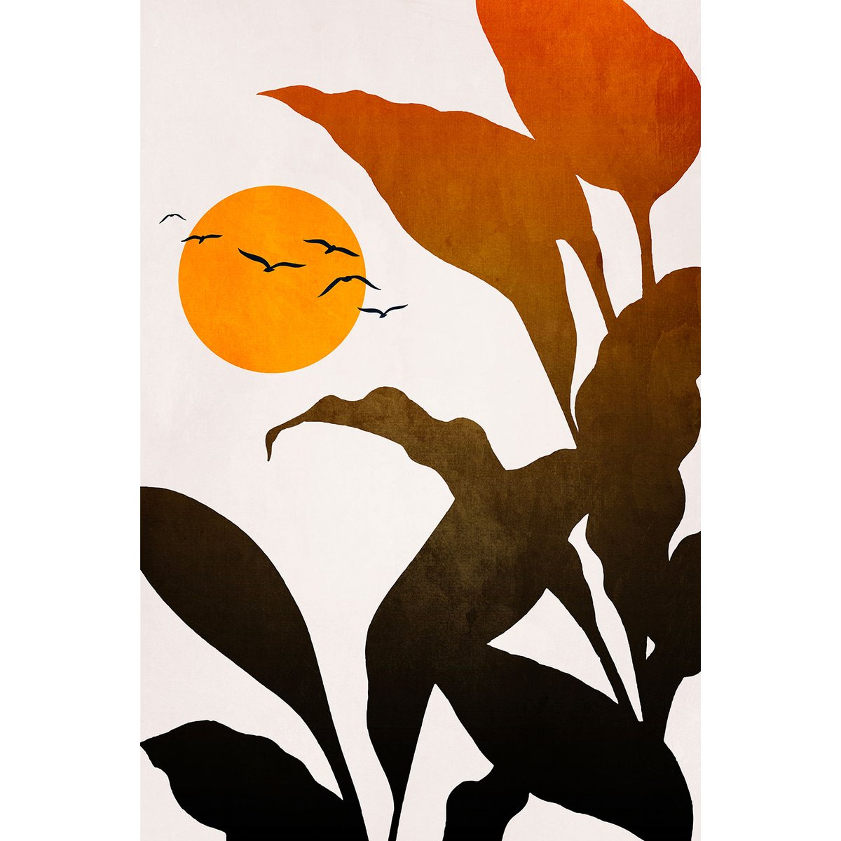 Tableau graphique Tropique paradis tableau alu dibond, HEXOA
