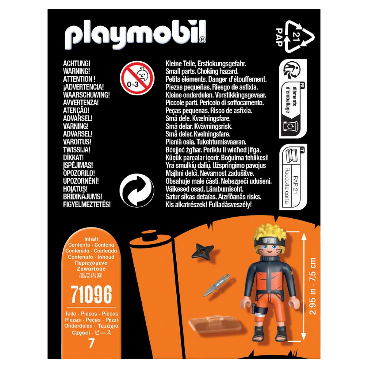 71096 Naruto - Naruto Shippuden couleur unique, PLAYMOBIL