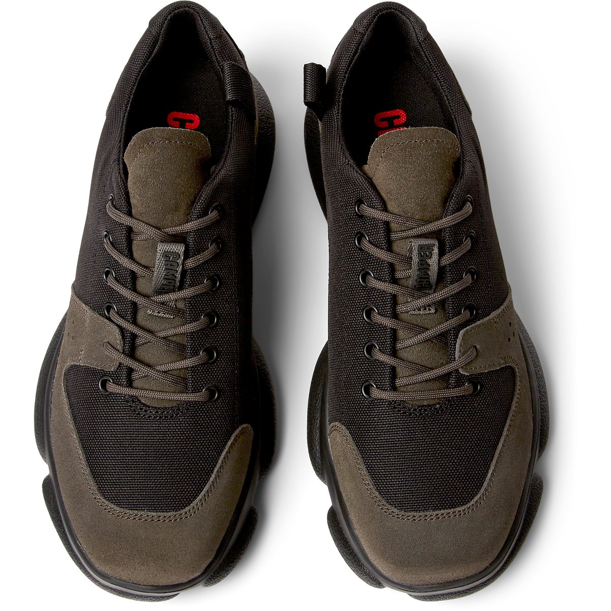 Baskets Karst cuir noir / gris, CAMPER