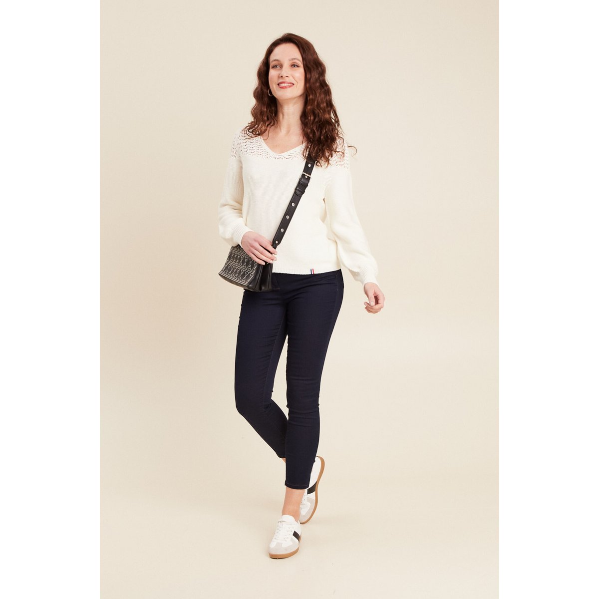 Pull manches longues ecru, BREAL
