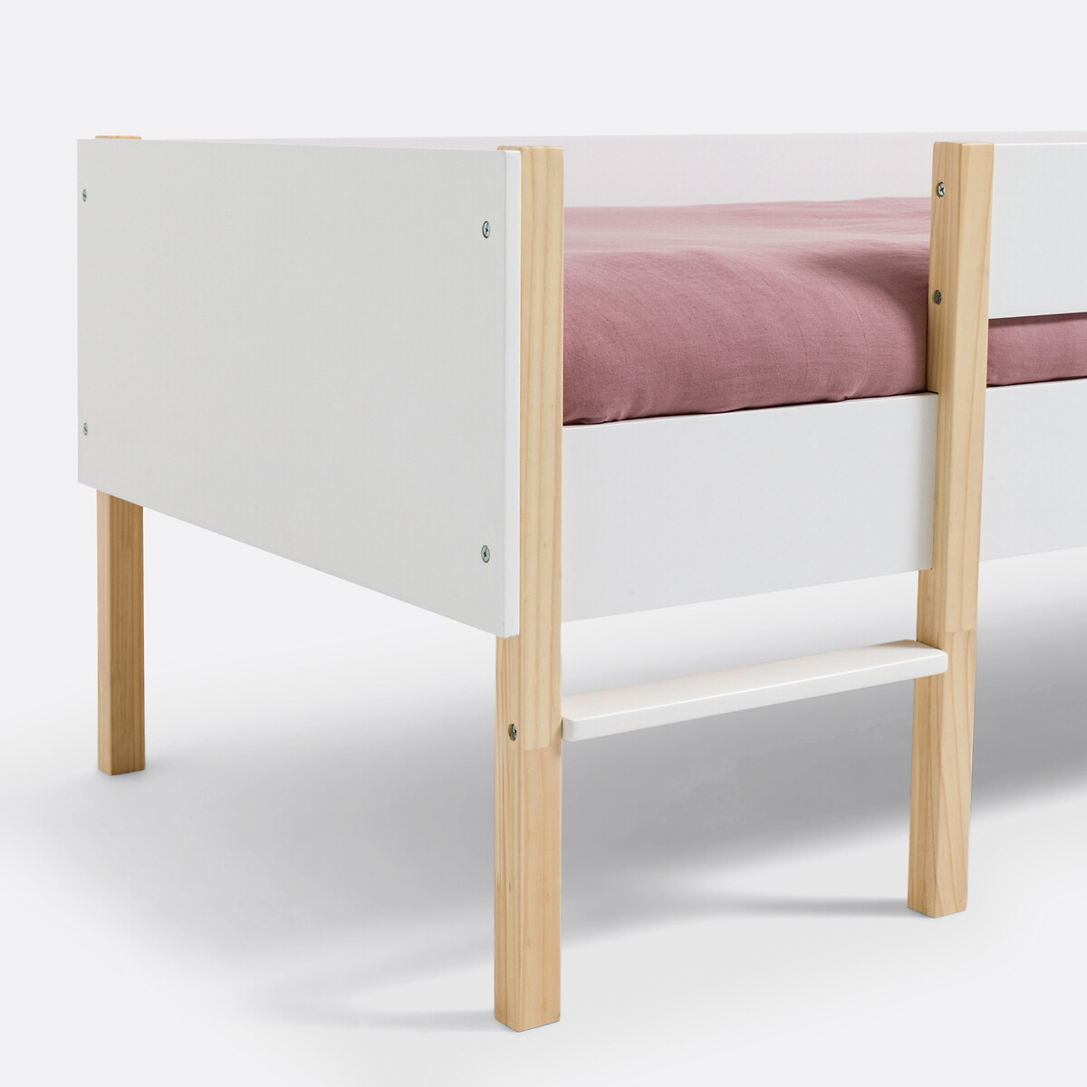 Caume Pine Mid-Height Slide Bed white, LA REDOUTE INTERIEURS