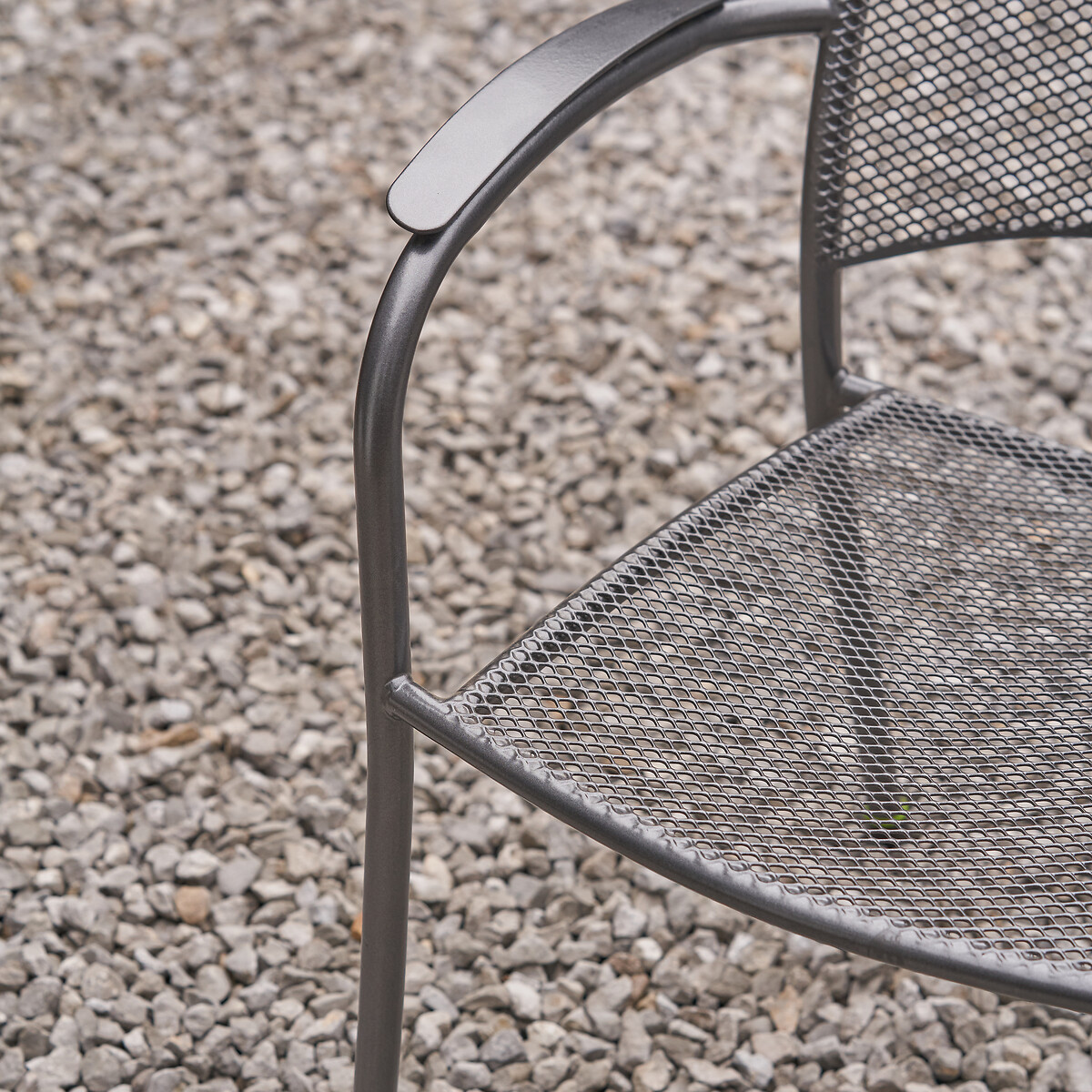 Carlo Round 4 Seater Patio Dining Set grey, SO'HOME