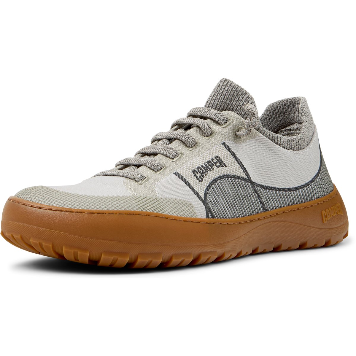 Baskets Peu Serra Technical Textile beige blanc, CAMPER