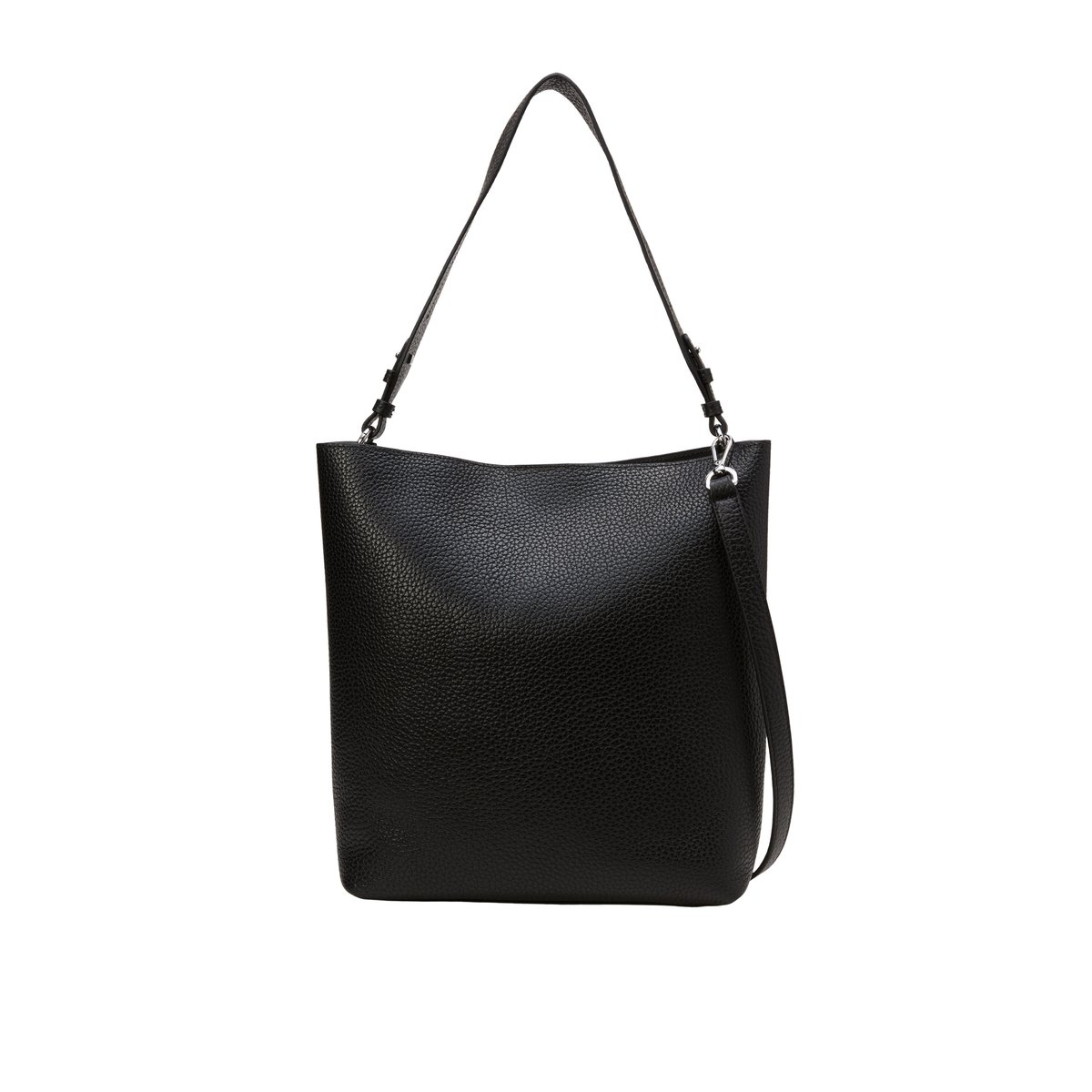 Hobo Bag moyen avec un grand compartiment central zippé noir, MARC O'POLO