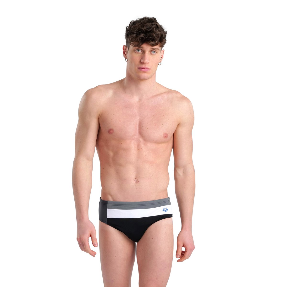 Slip de bain Icons Panel Performance black-asphalt-silver, ARENA