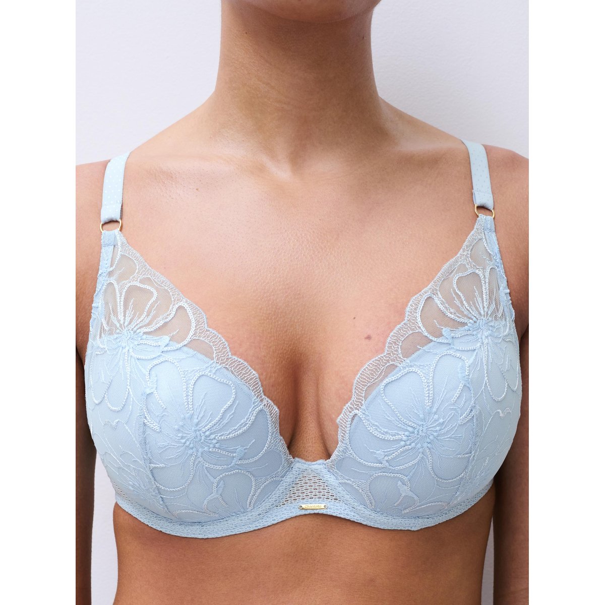 Soutien-gorge coques plongeant FLEURS icy flower, CHANTELLE