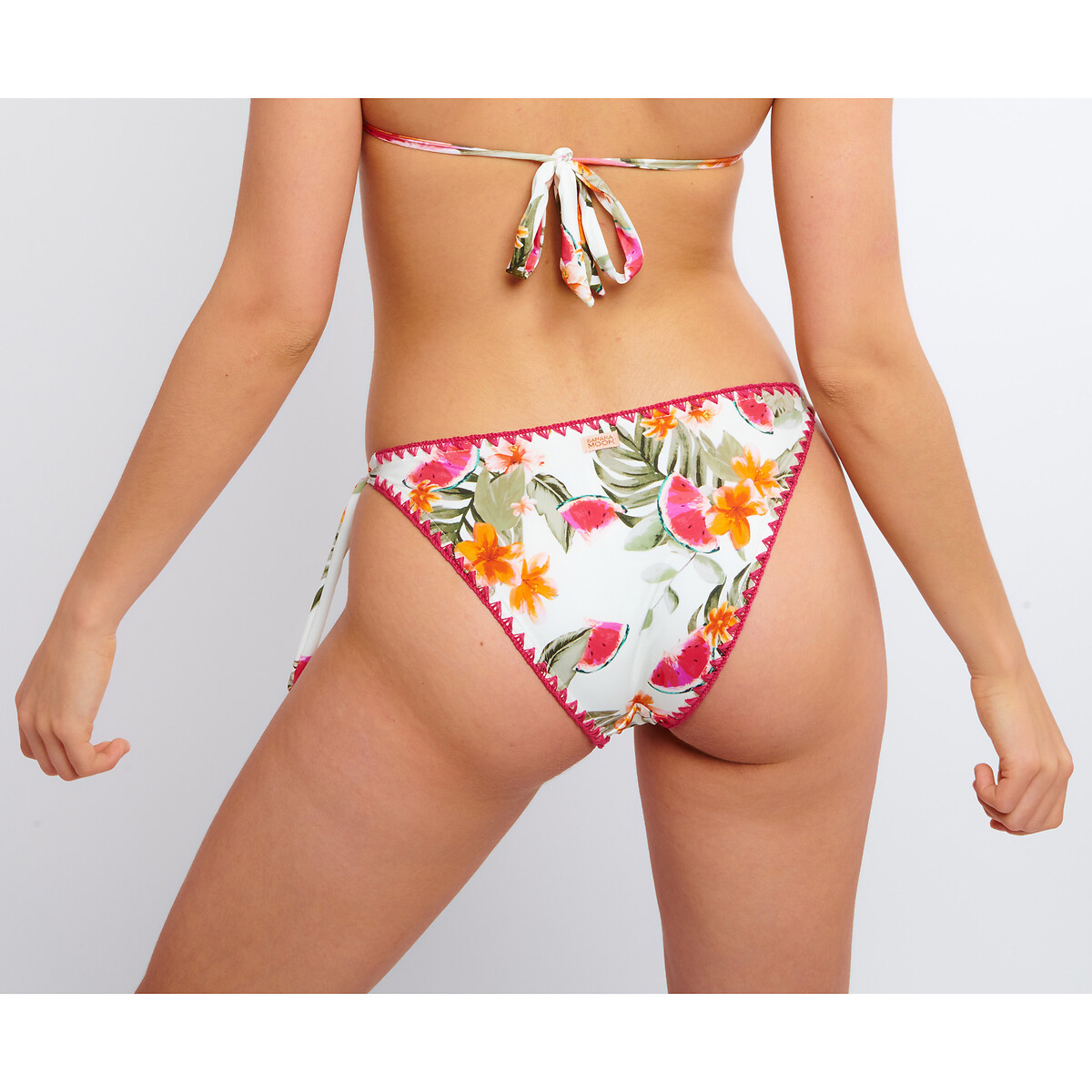 Culotte de bain Dimka Palmrose imprimé fond écru, BANANA MOON
