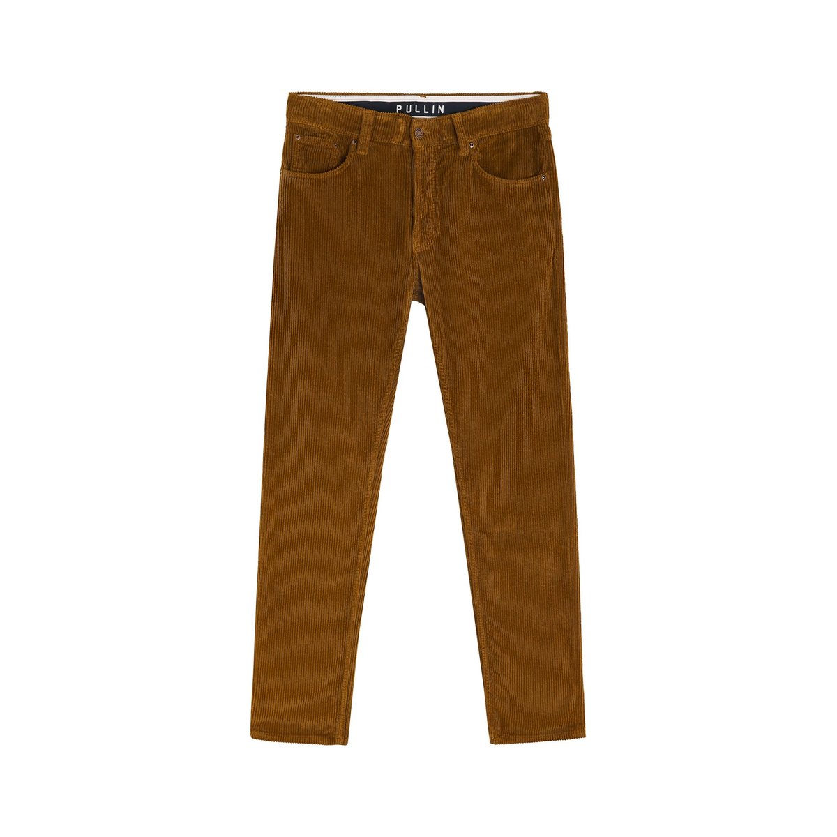 PANTALON REGULAR VELOURS CAPO marron, PULLIN