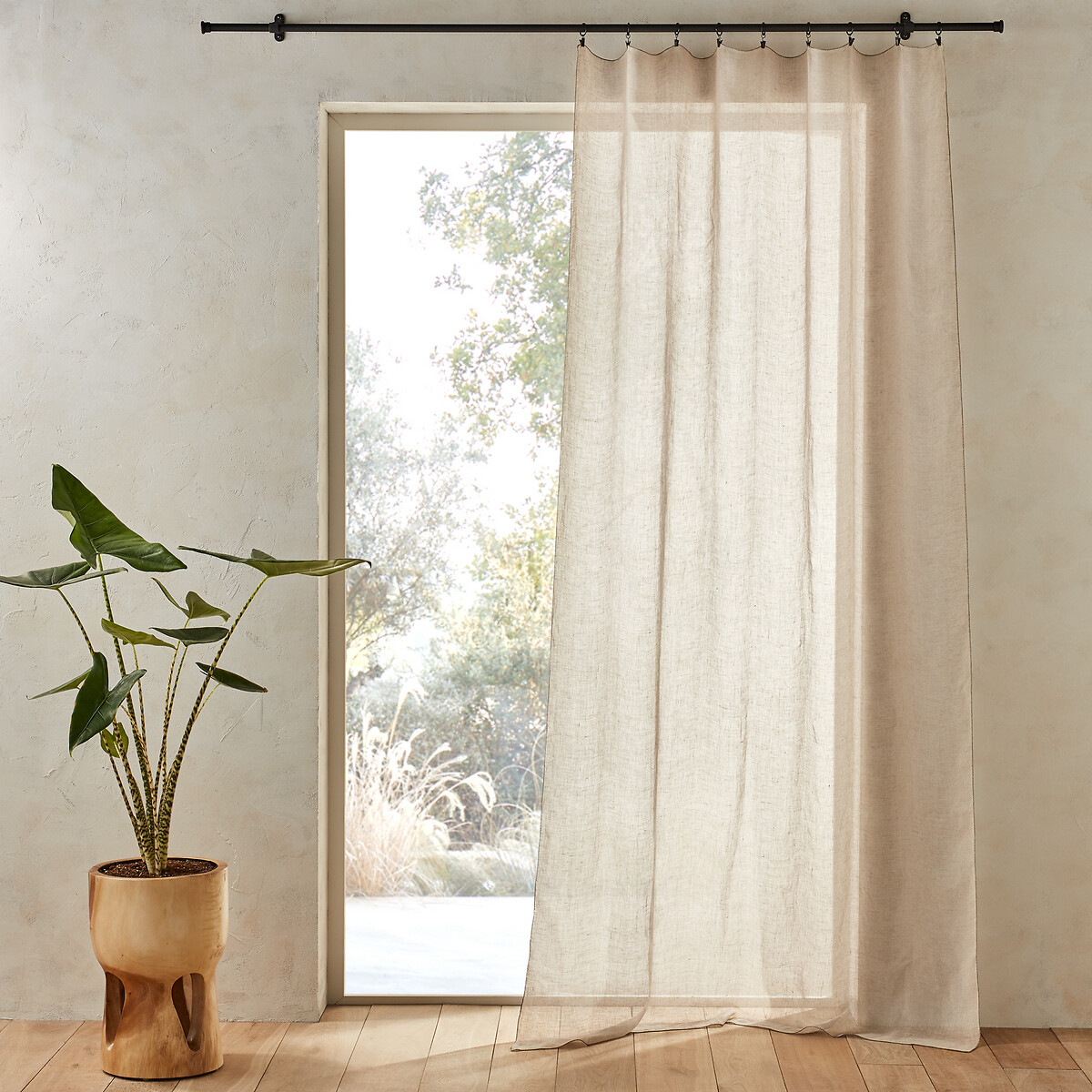 Noctuelle Linen Voile Curtain natural, AM.PM
