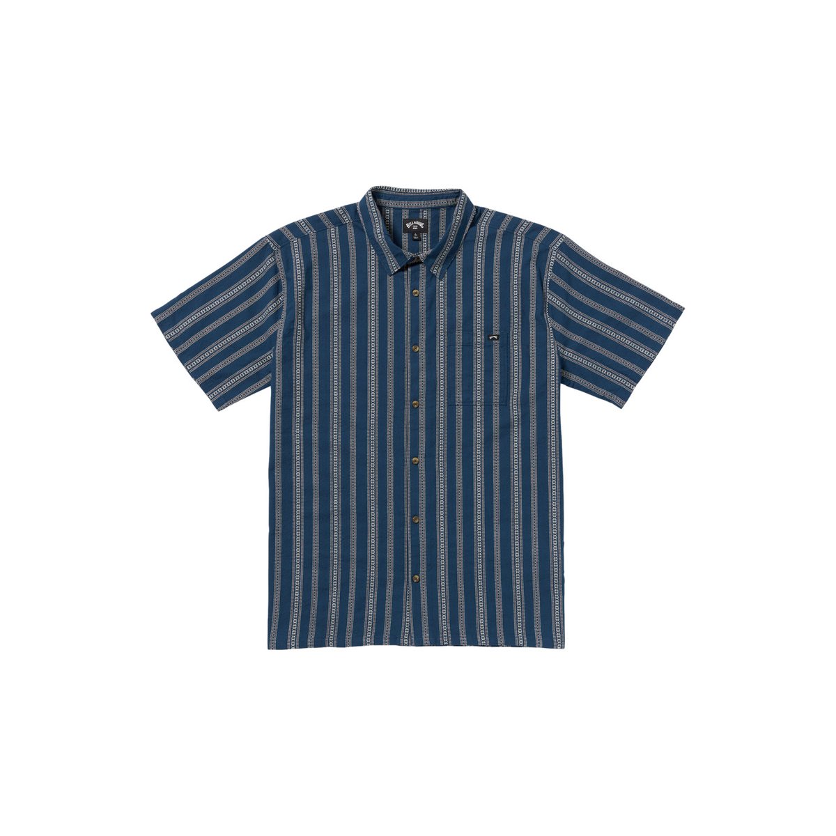 Chemise manches courtes SUNDAYS JACQUARD bleu midnight, BILLABONG