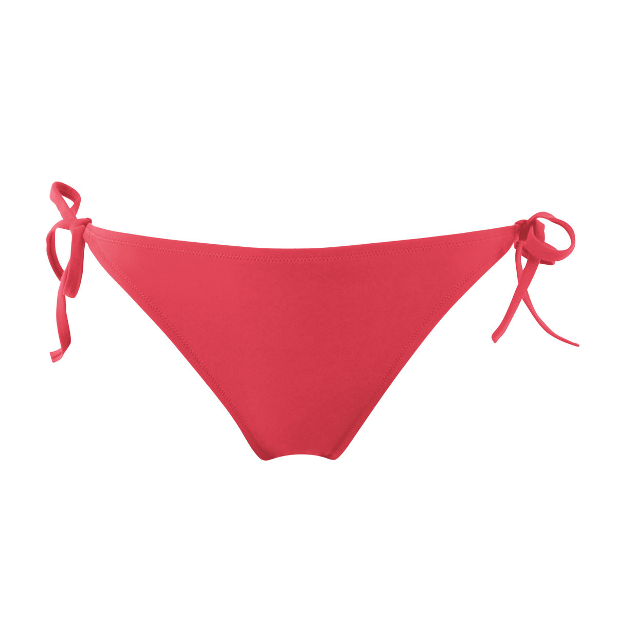Bas de maillot brésilien à nœuds DARLING rouge, JANINE ROBIN