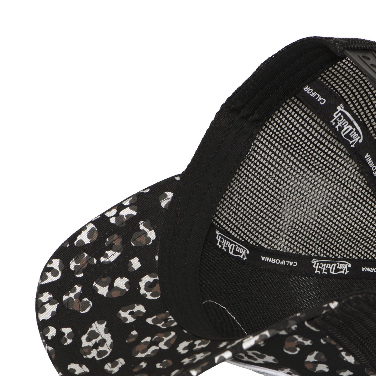 Casquette trucker FOIL noir/marron/argent/blanc, VON DUTCH