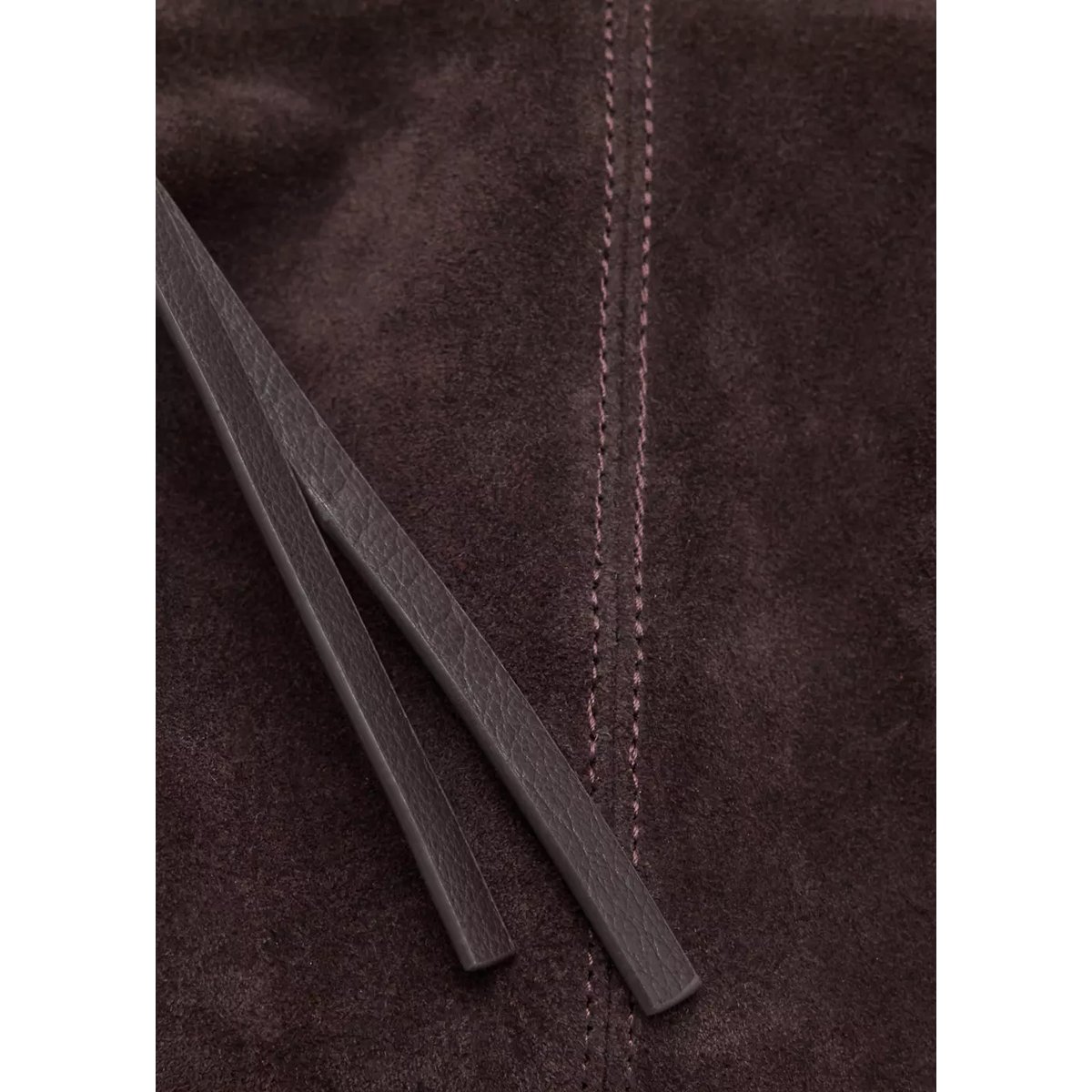 Sac porté épaule cuir chocolat, MANGO