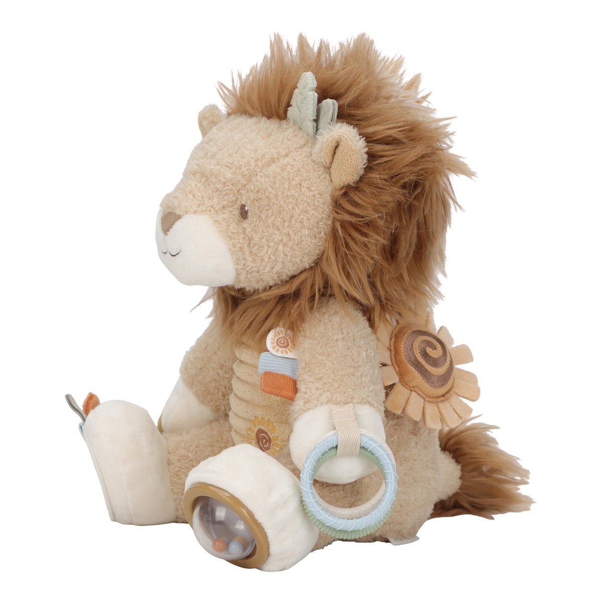 Peluche d'activités jaune, LITTLE DUTCH