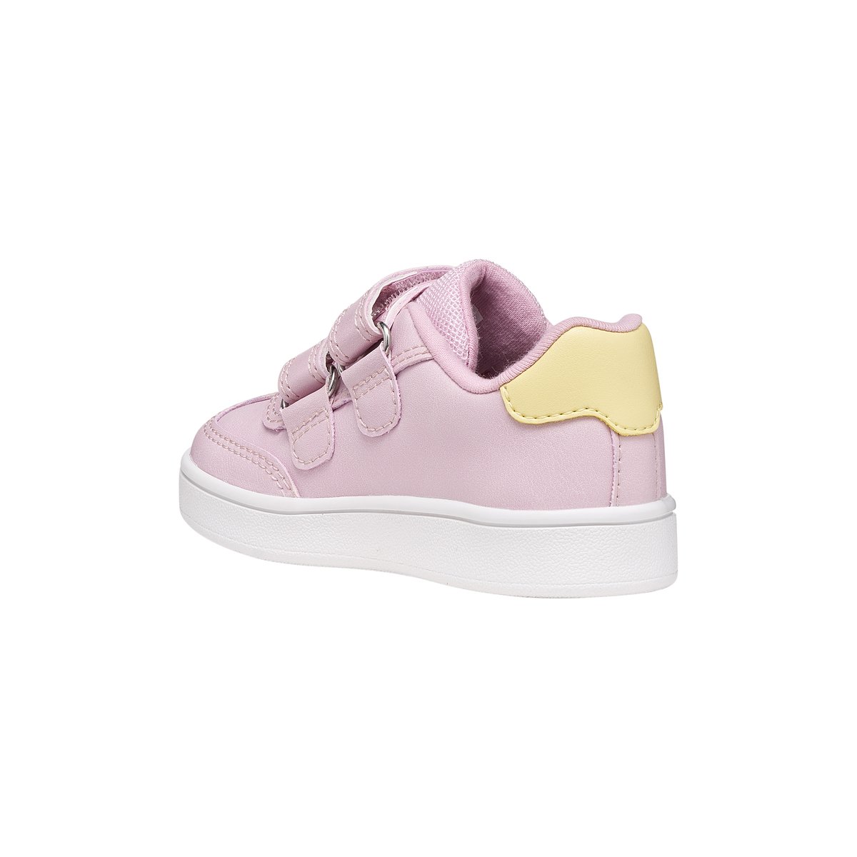 Basket à Scratch Eclyper rose/ jaune clair, GEOX