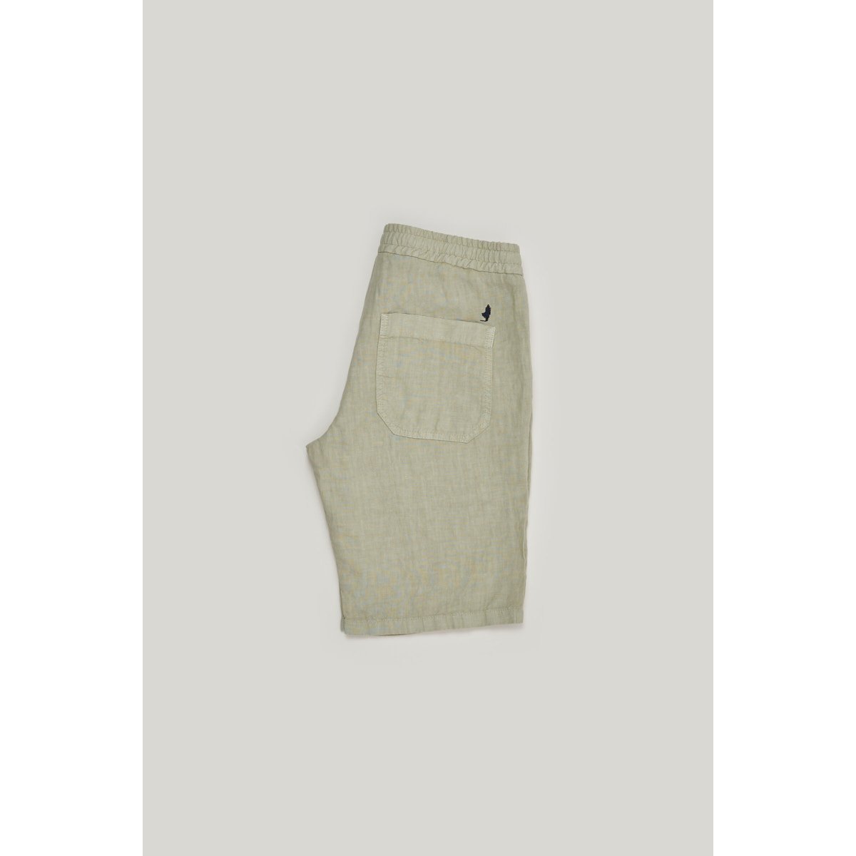 Bermuda uni 100% lin vert menthe, MCS