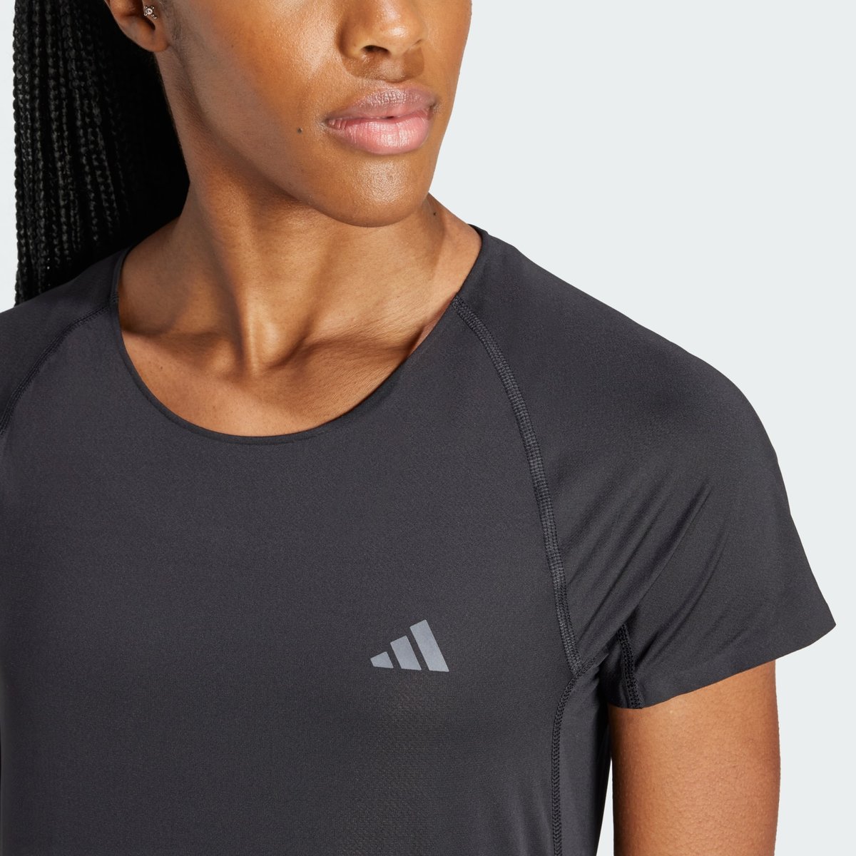 T-shirt de running Adizero black, adidas Performance